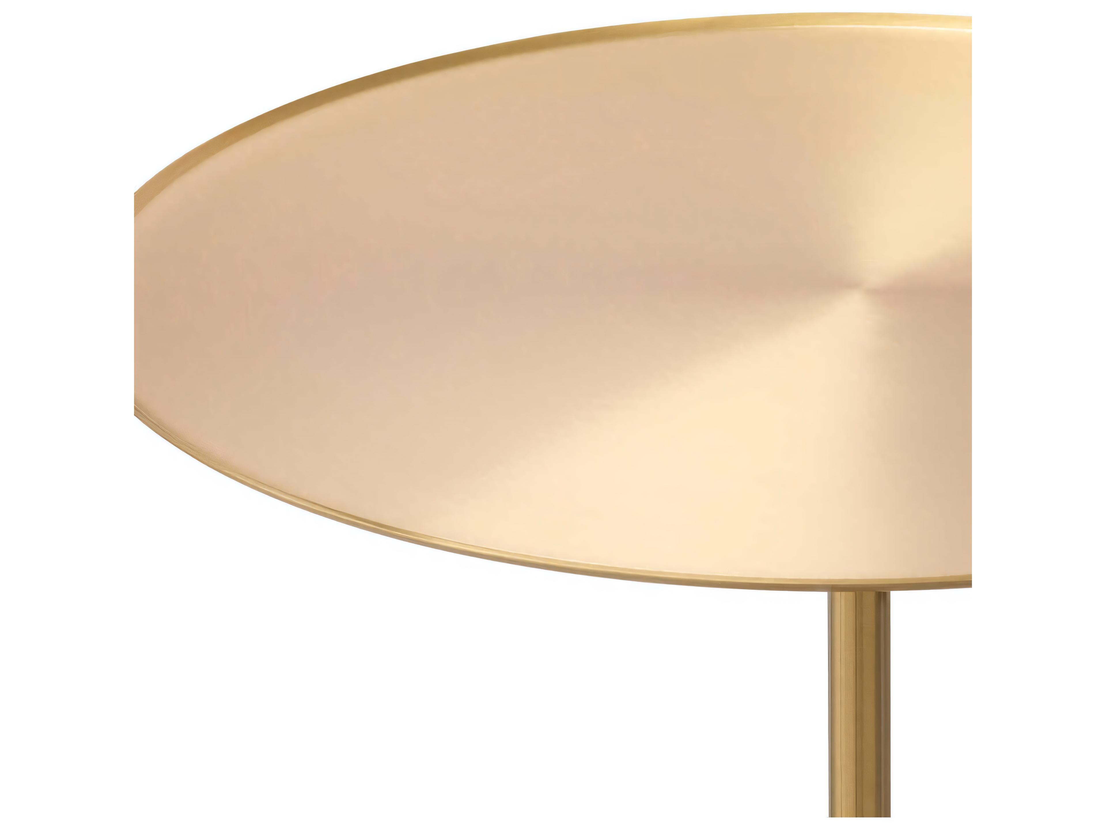 Eichholtz Cole Brushed Brass Black Marble Side Table