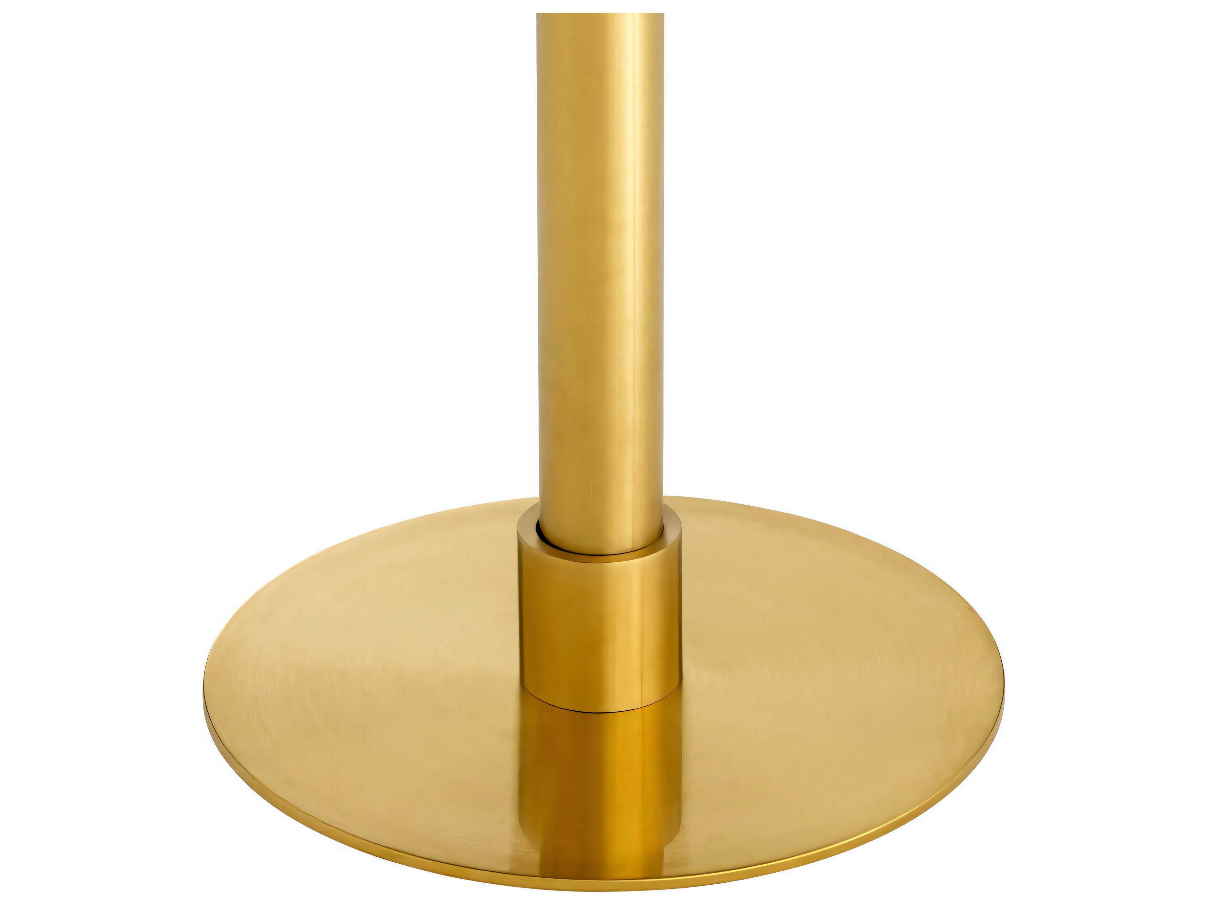 Eichholtz Terzo Square Brushed Brass Dining Table