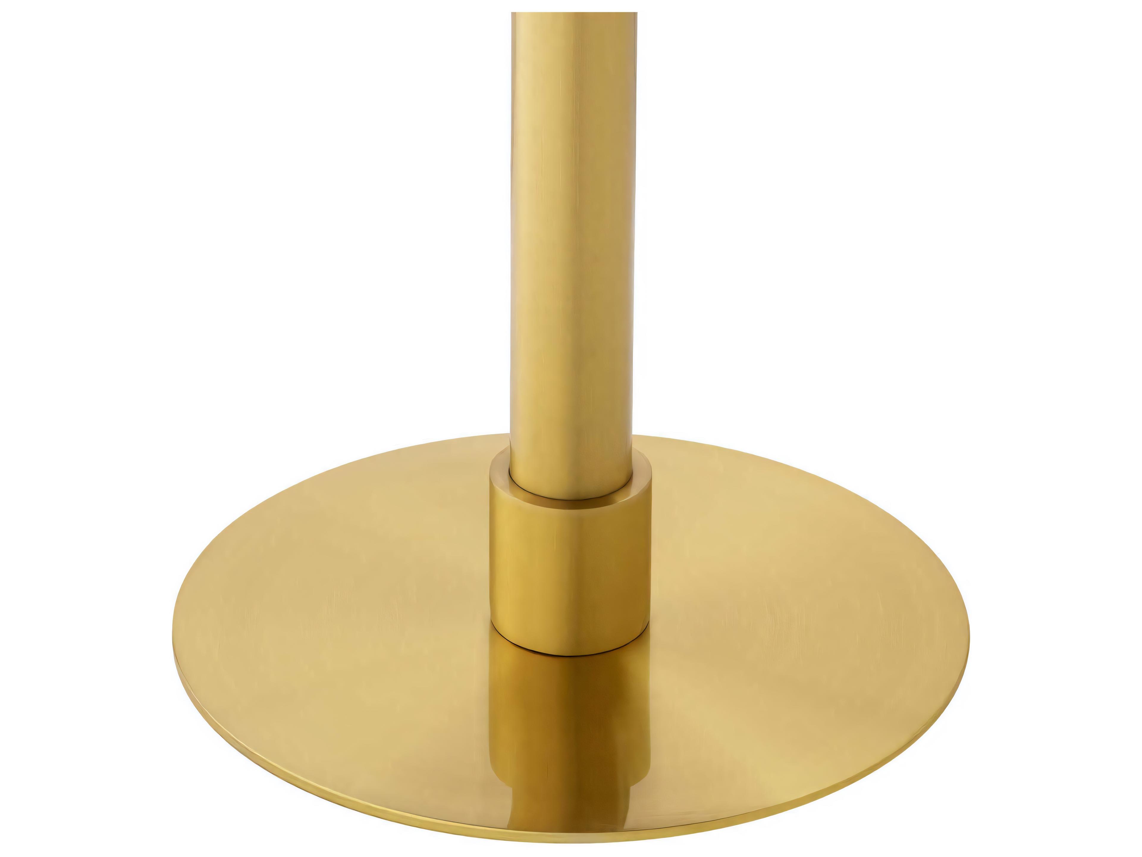 Eichholtz Terzo Round Brushed Brass Dining Table