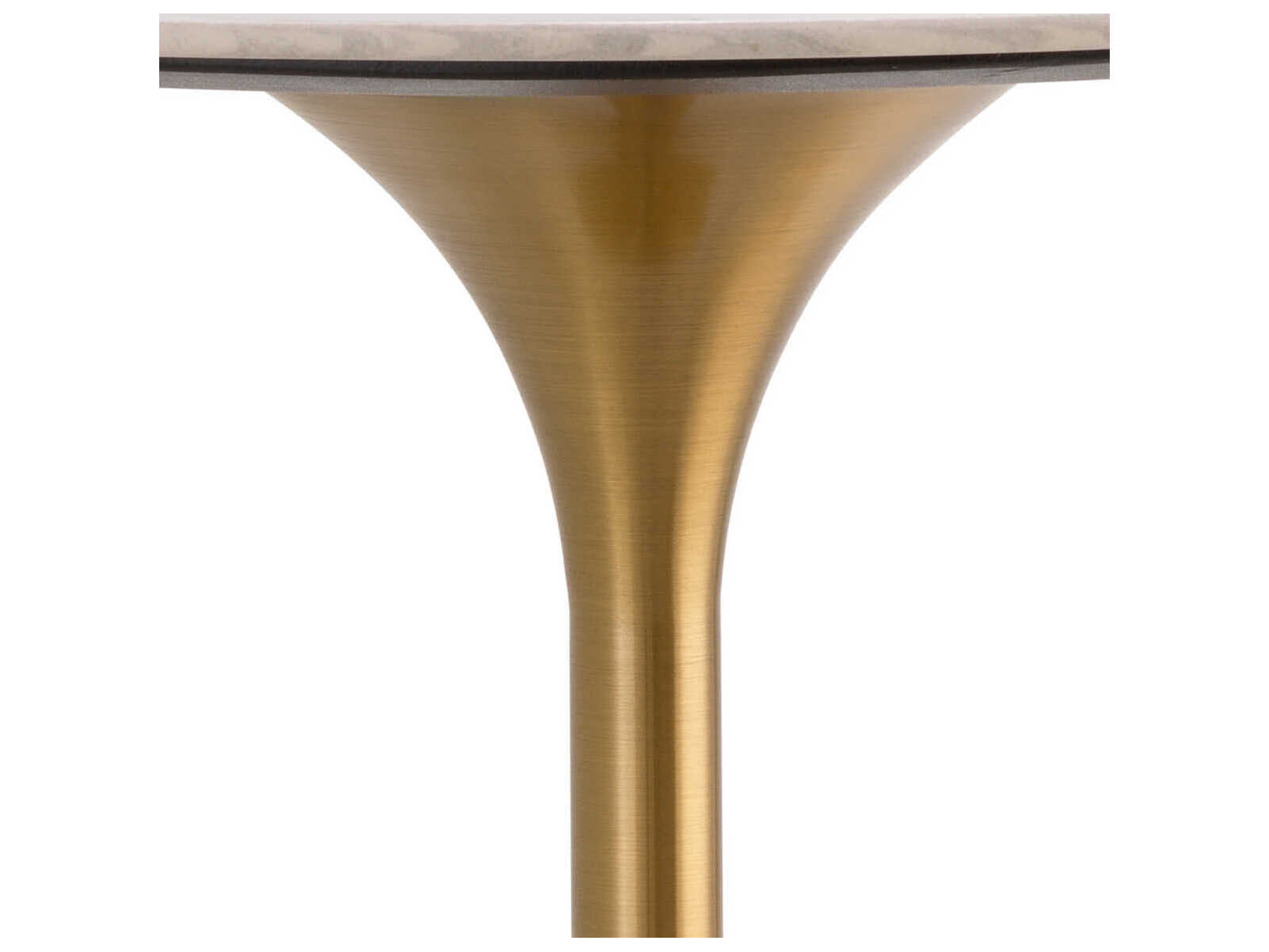 Eichholtz Tazio White Marble Look Top Bar Table