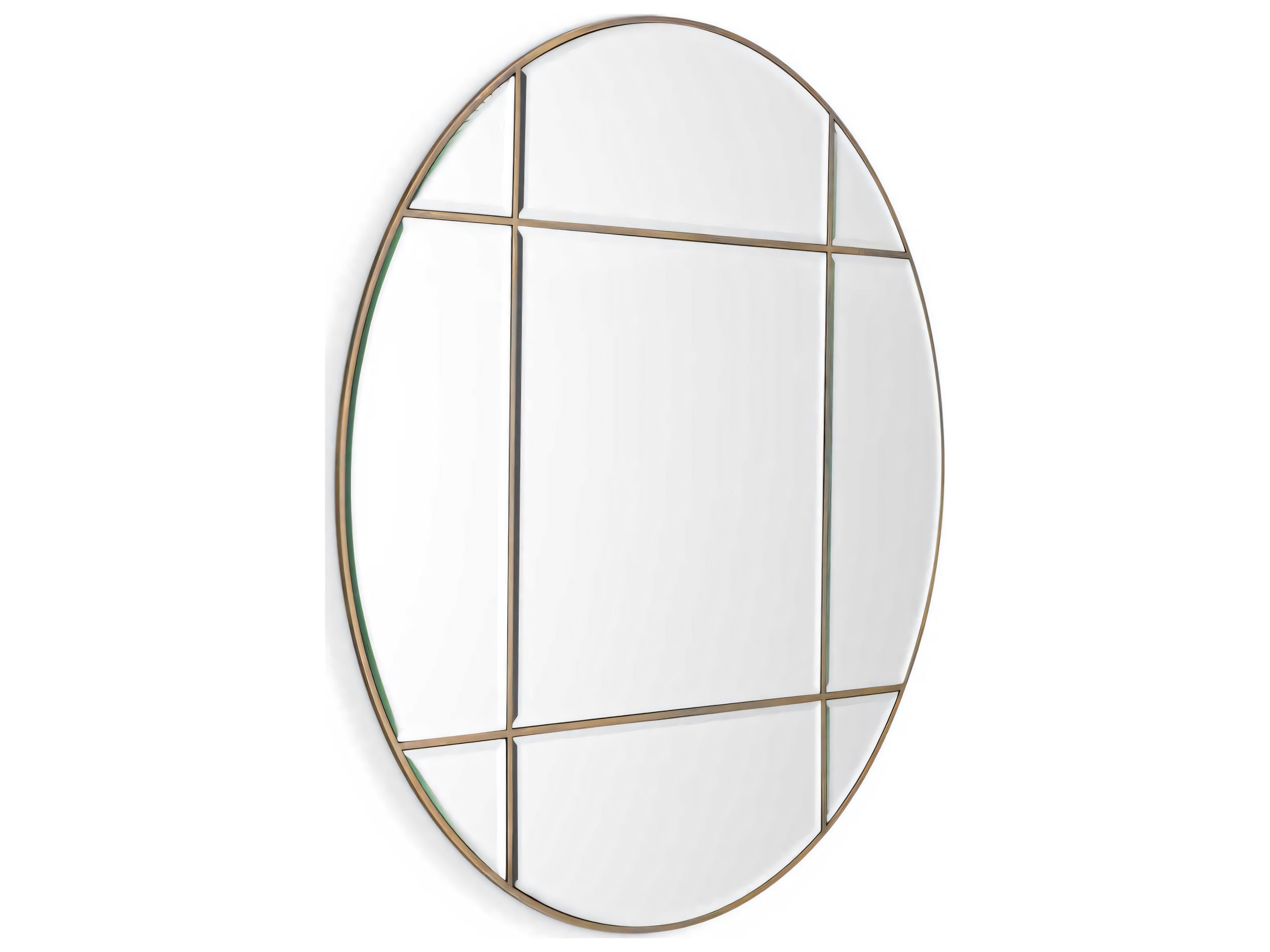 Eichholtz Beaumont Round Vintage Brass Mirror