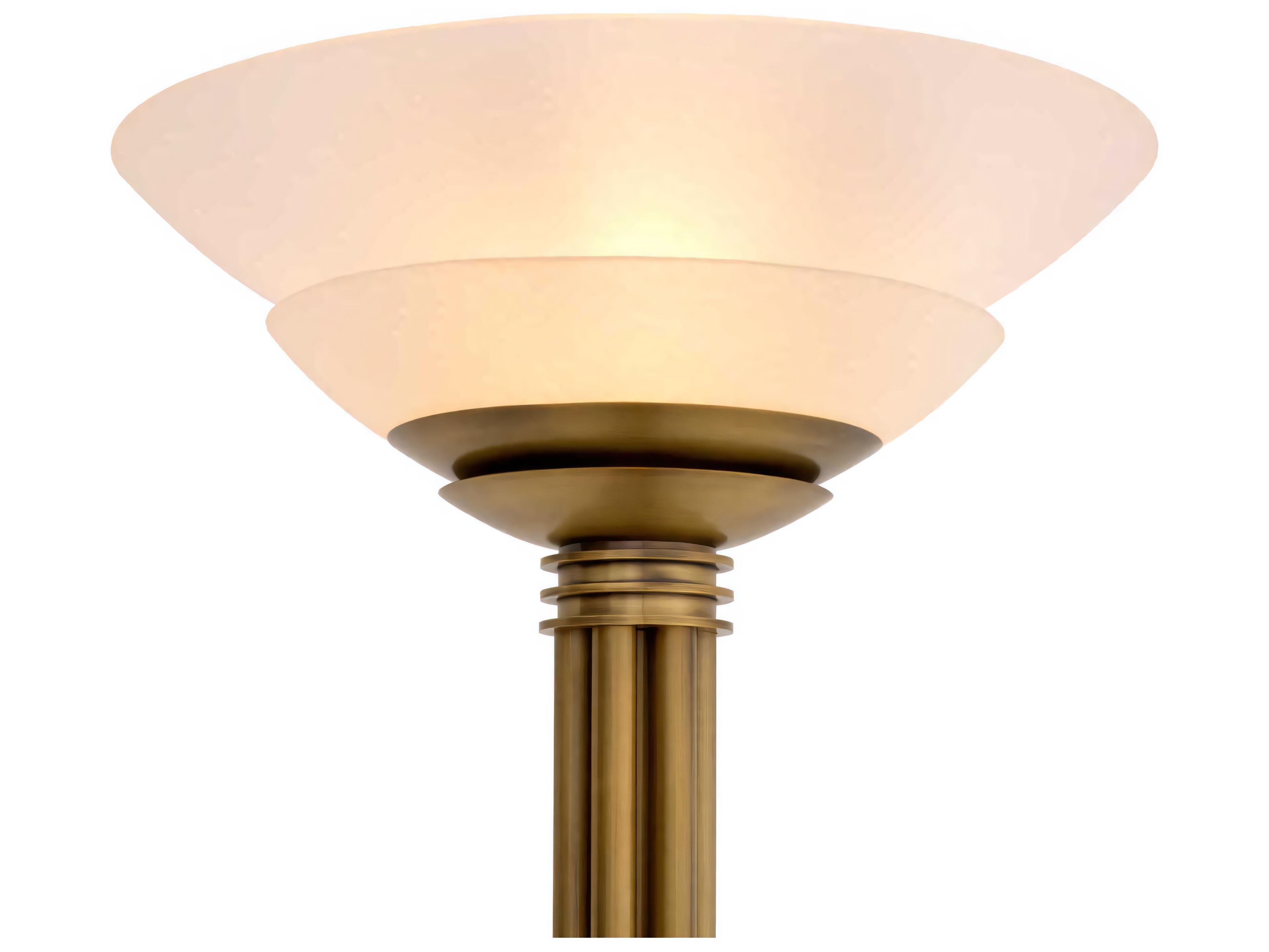 Eichholtz Figaro Antique Brass Floor Lamp