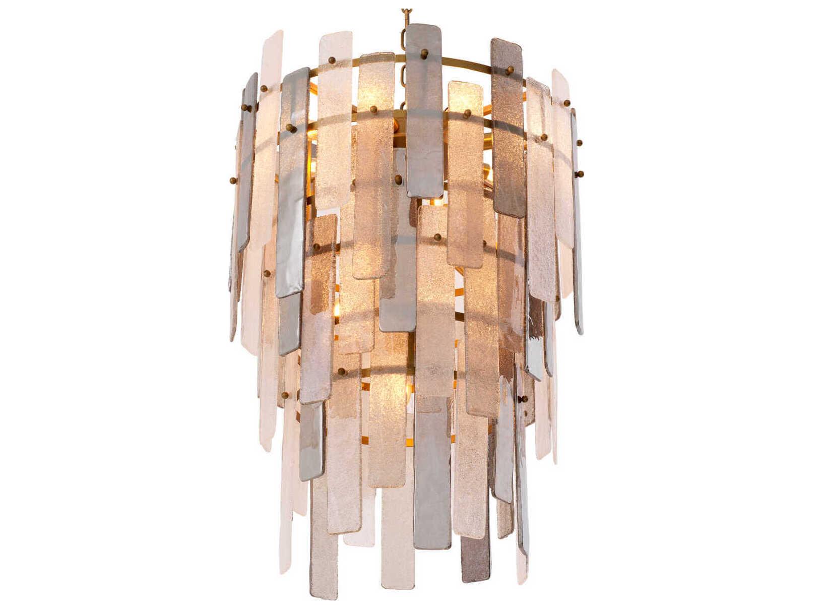 Eichholtz Greyson Antique Brass Chandelier