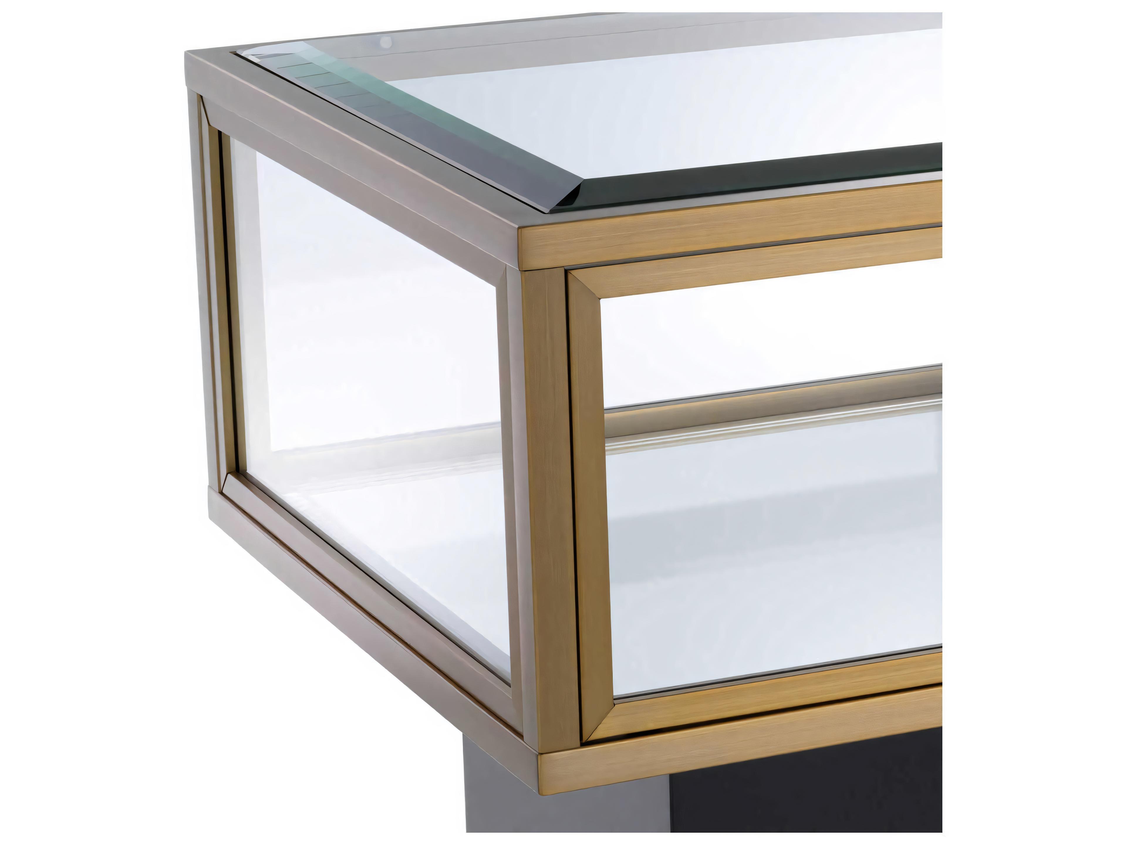 Eichholtz Ryan Brushed Brass Side Table