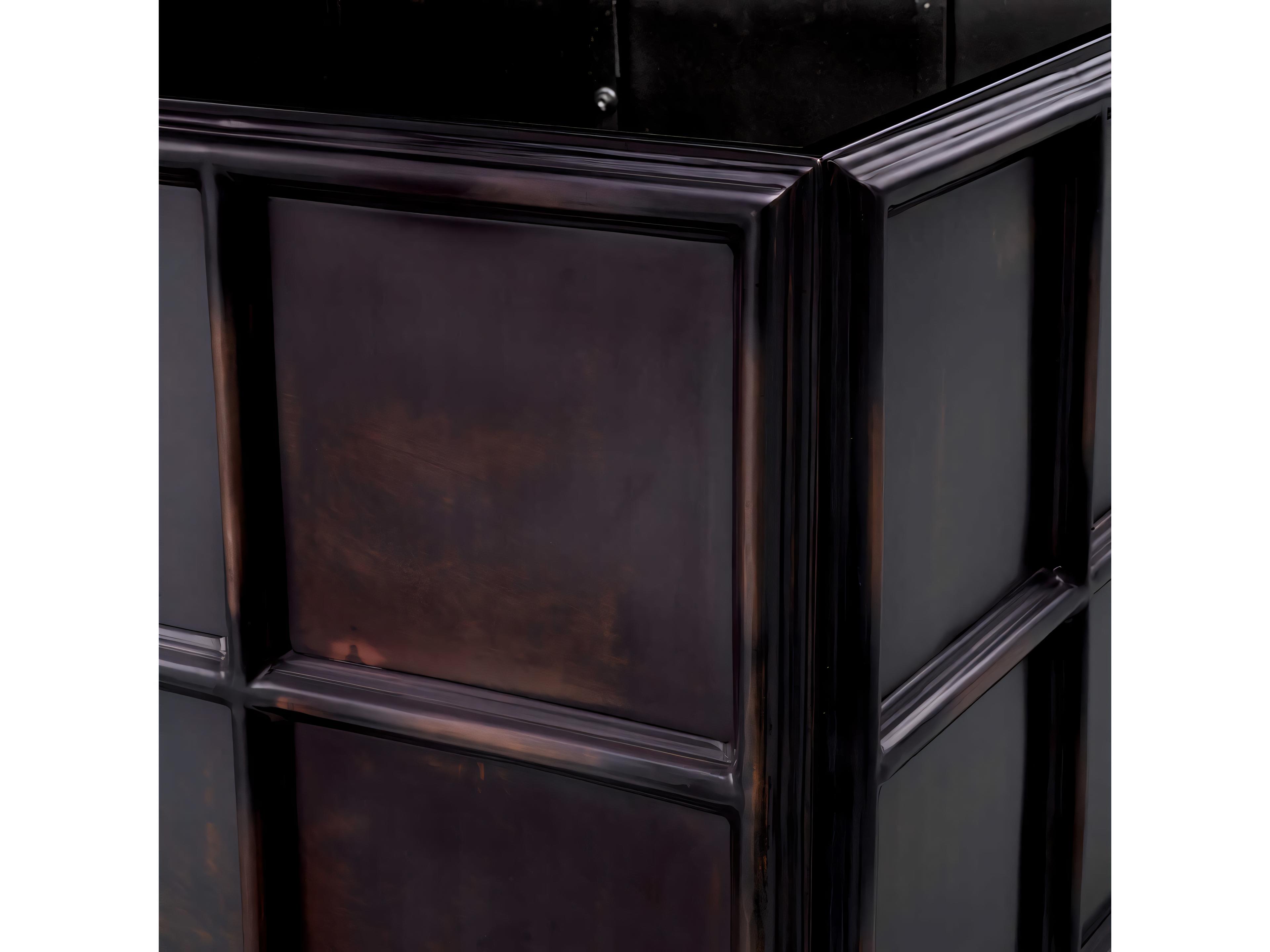 Eichholtz Grid Antique Bronze Planter