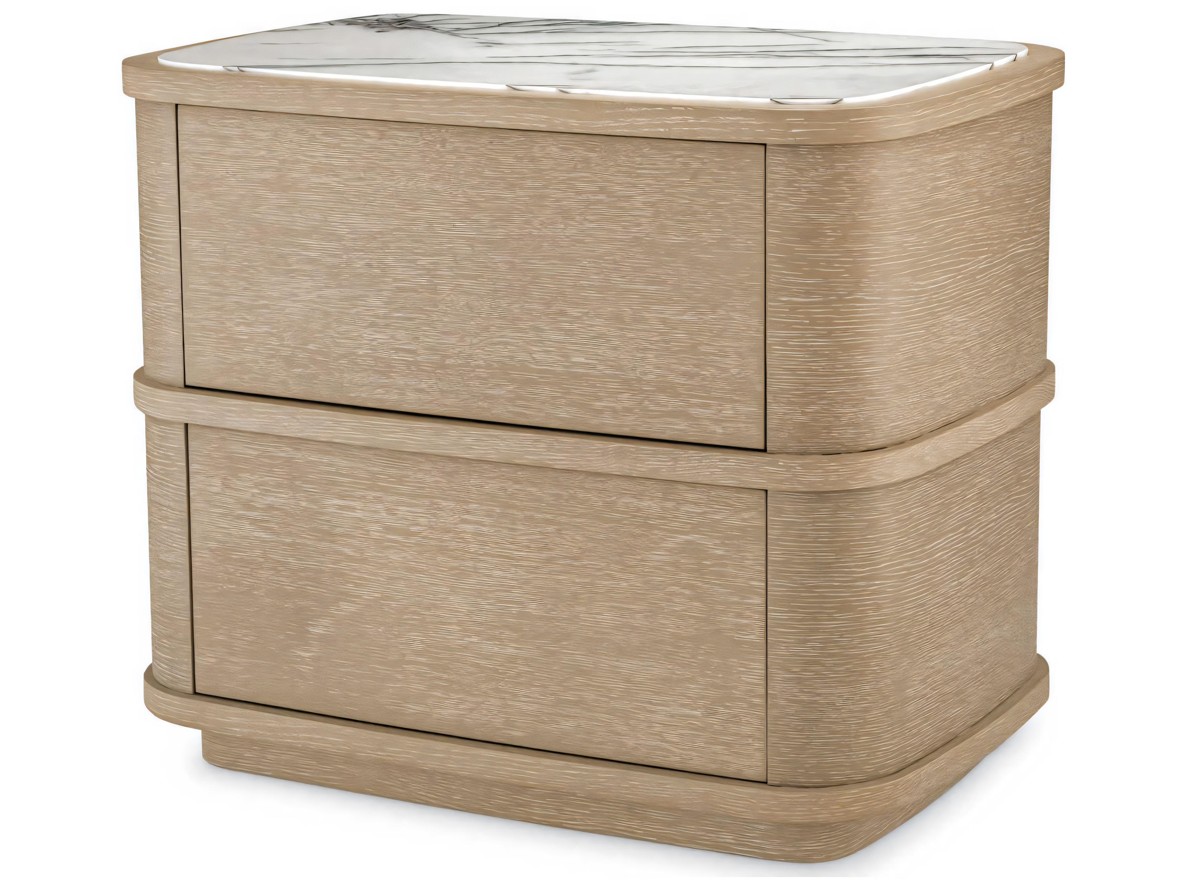 Eichholtz Cabana Washed Oak Veneer Nightstand