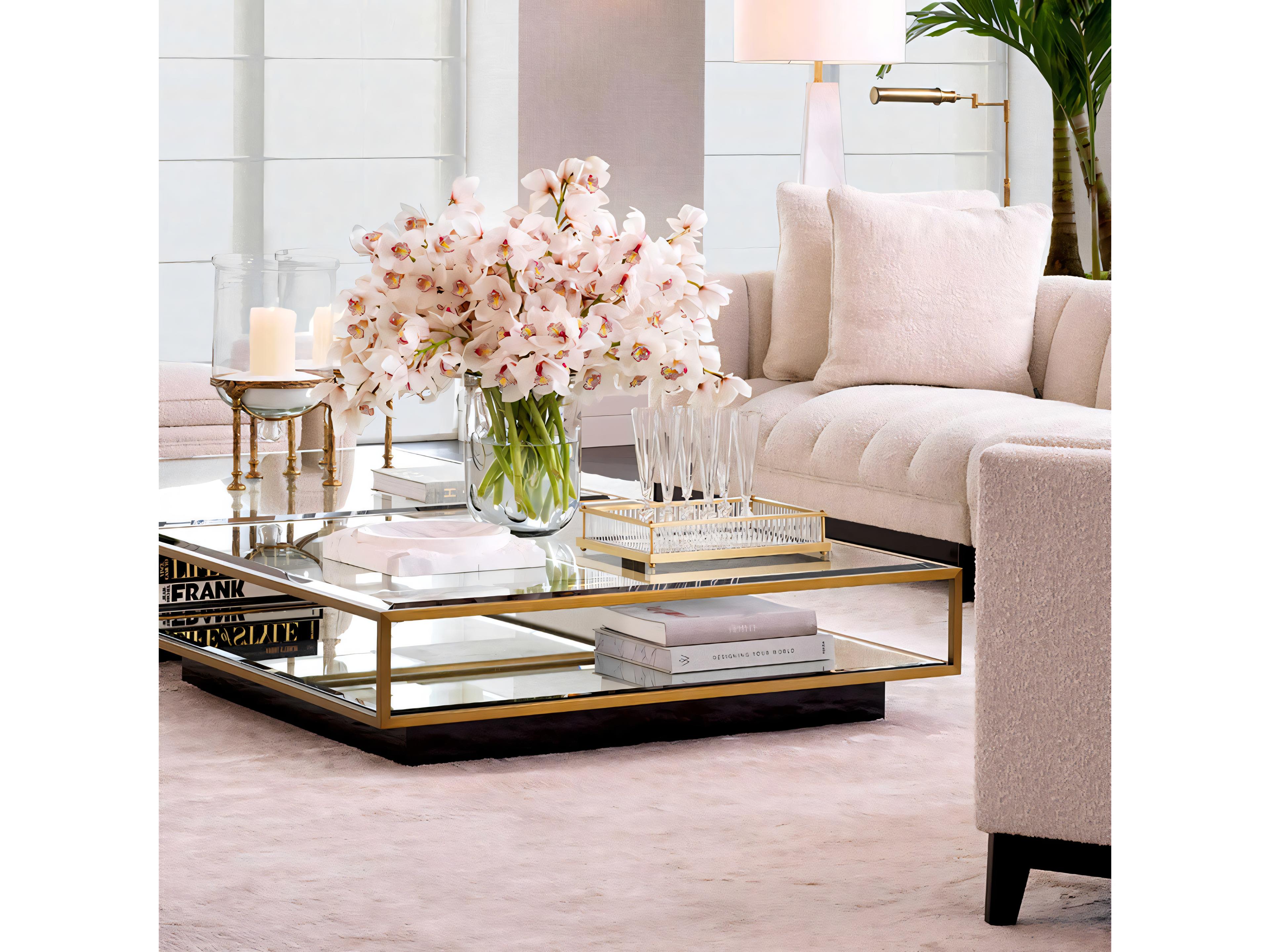 Eichholtz Cora Rectangular Antique Brass Tray