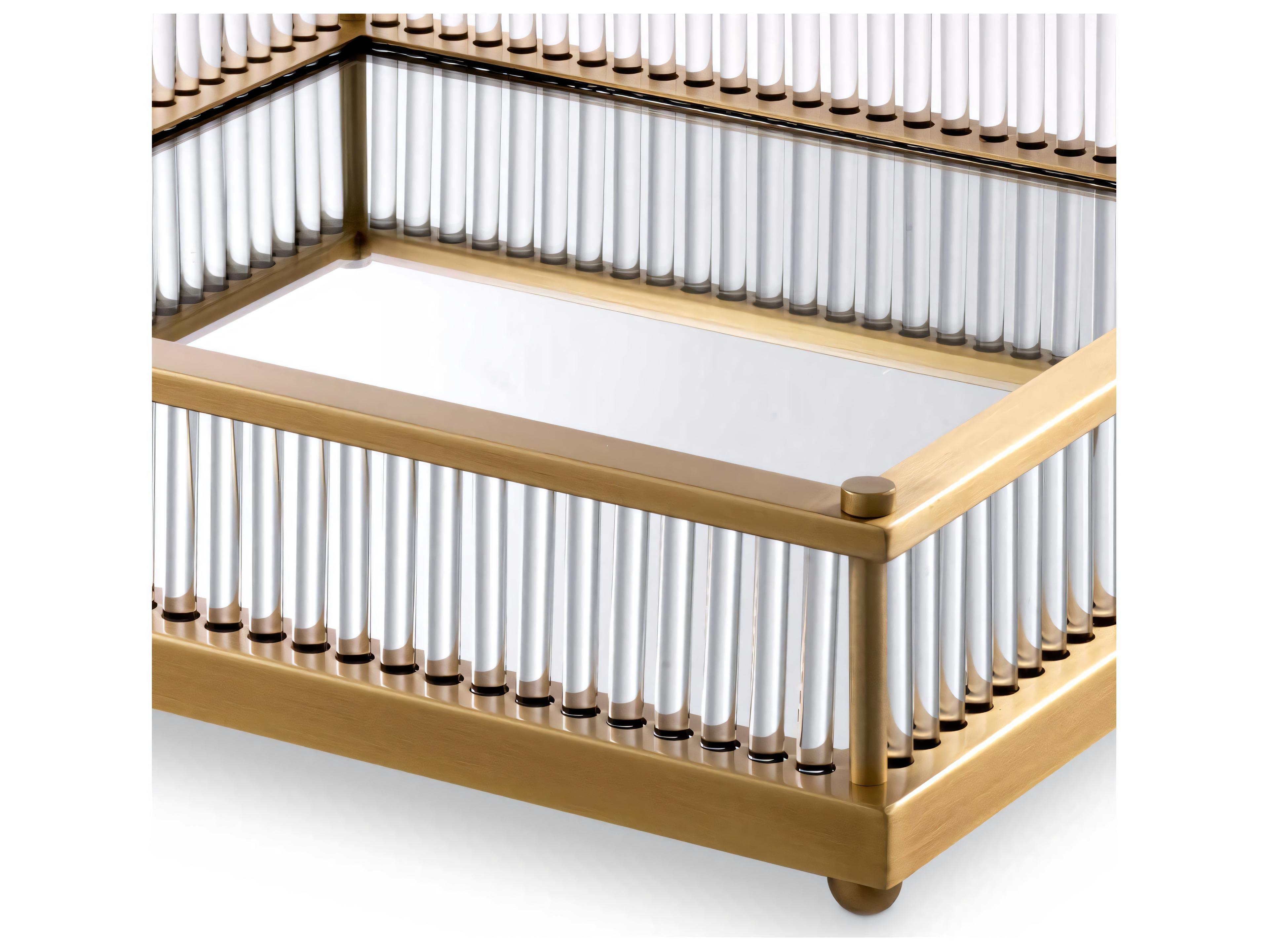 Eichholtz Cora Square Antique Brass Tray