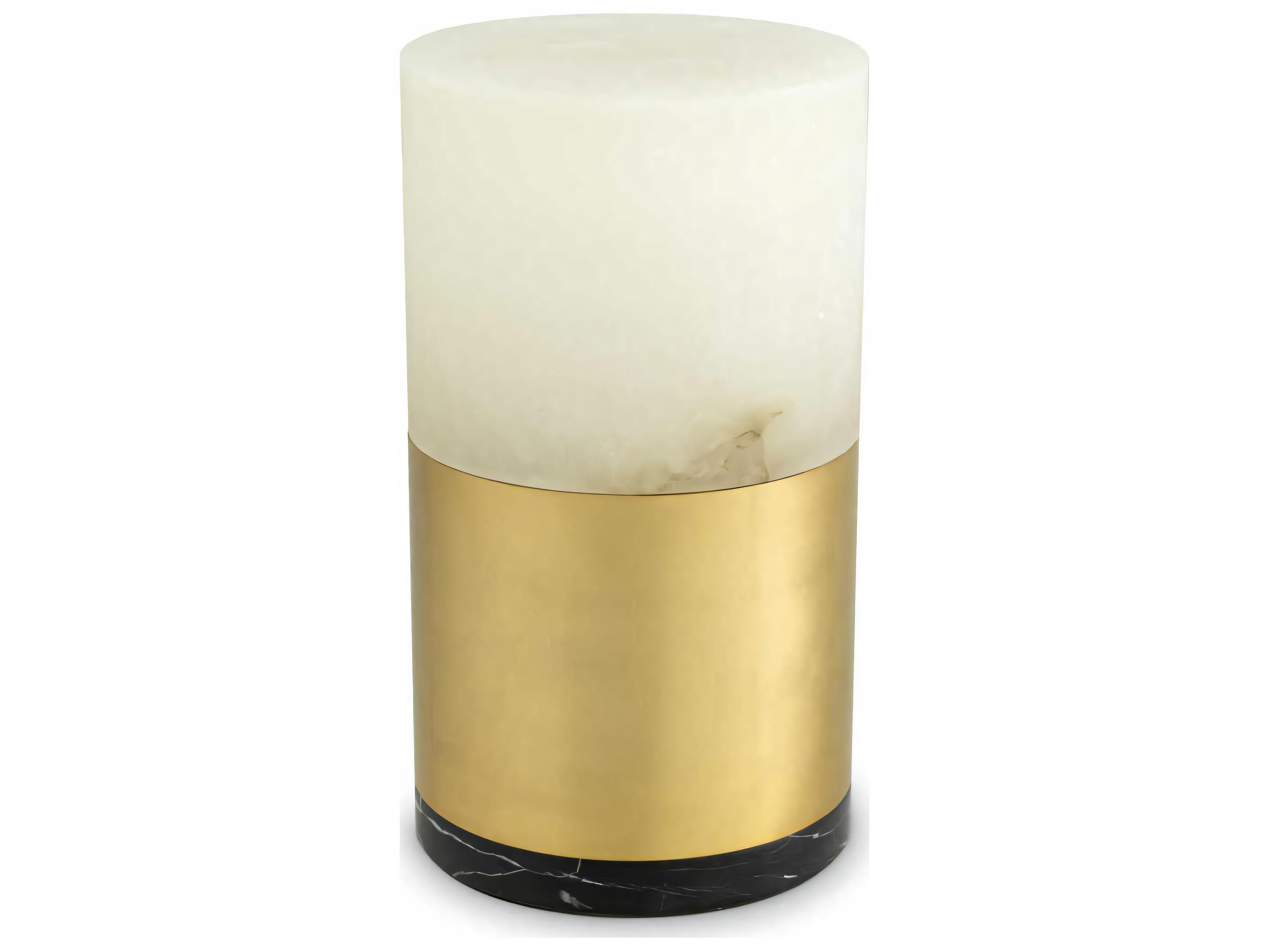 Eichholtz Mclean Cm Alabaster Antique Brass Table Lamp