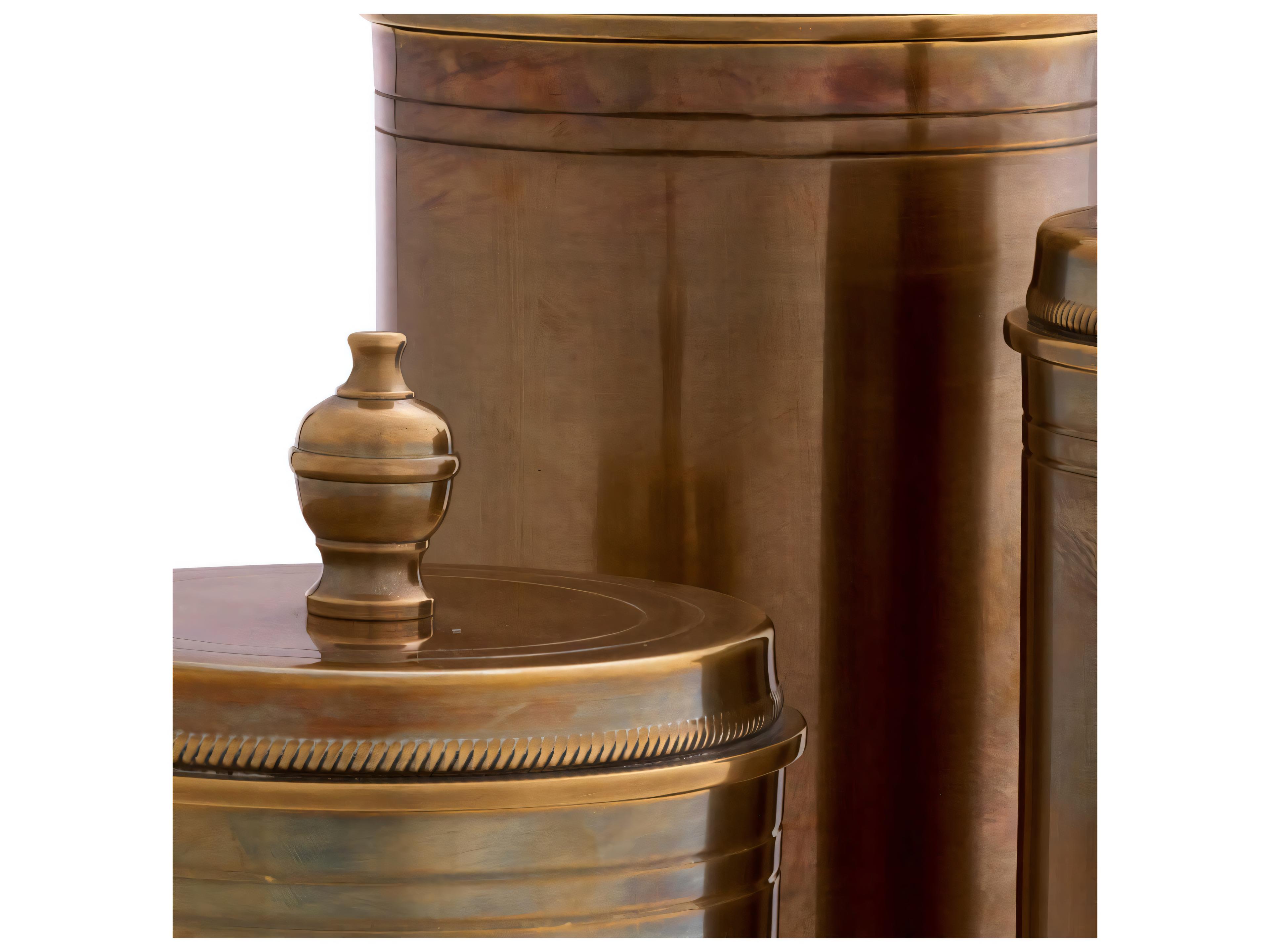 Eichholtz Gaston Vintage Brass Set of 3 Box