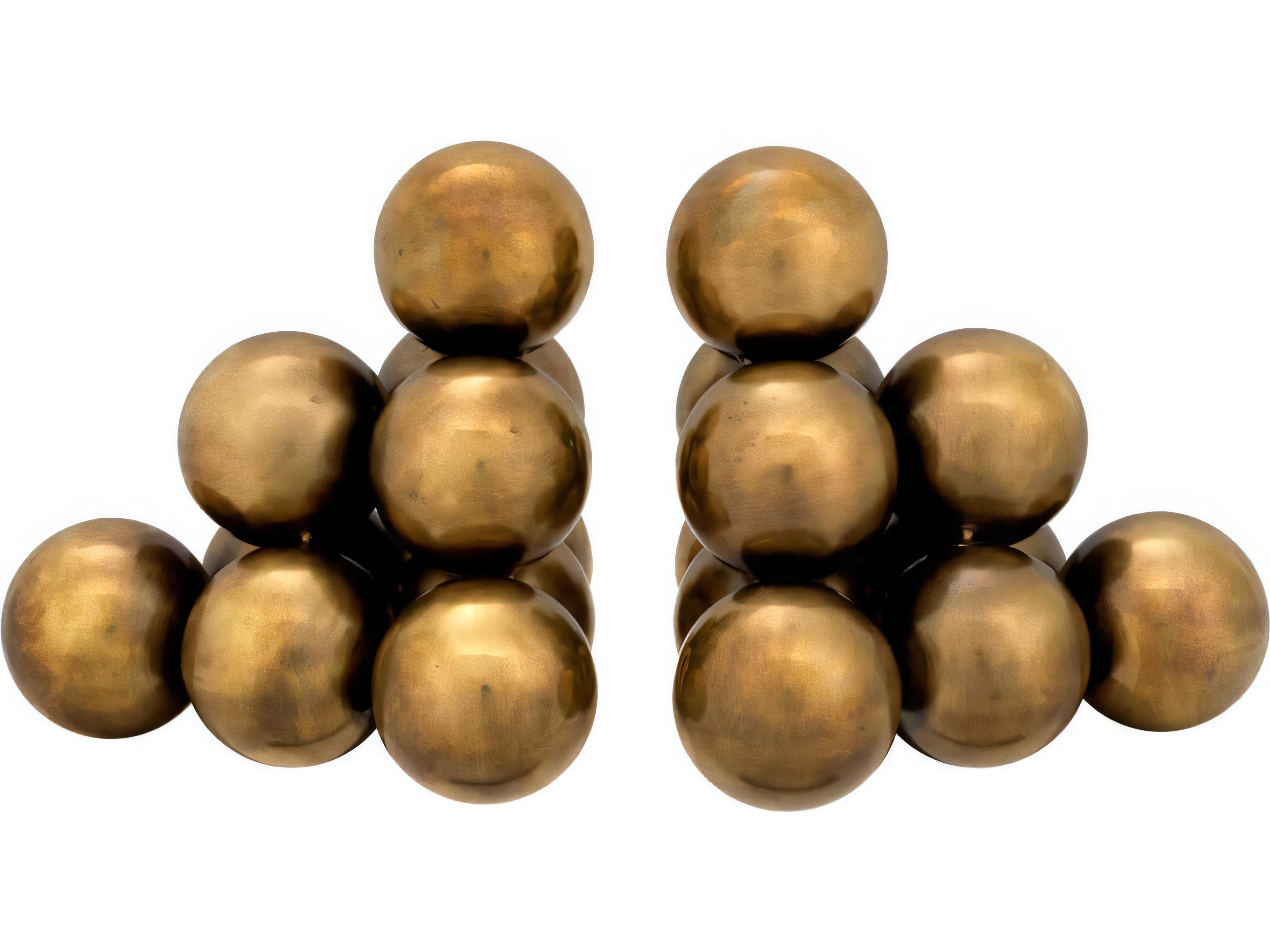 Eichholtz Carioca Vintage Brass Set of 2 Bookend