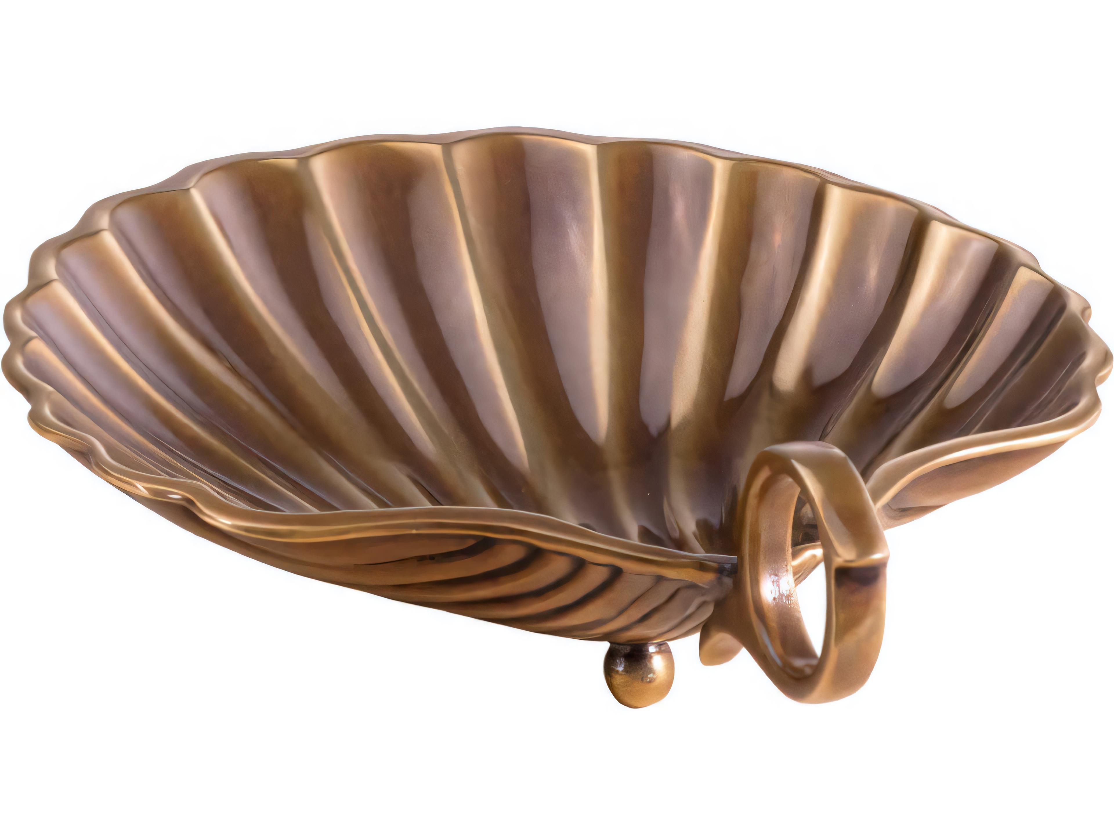 Eichholtz Shell S Vintage Brass Tray