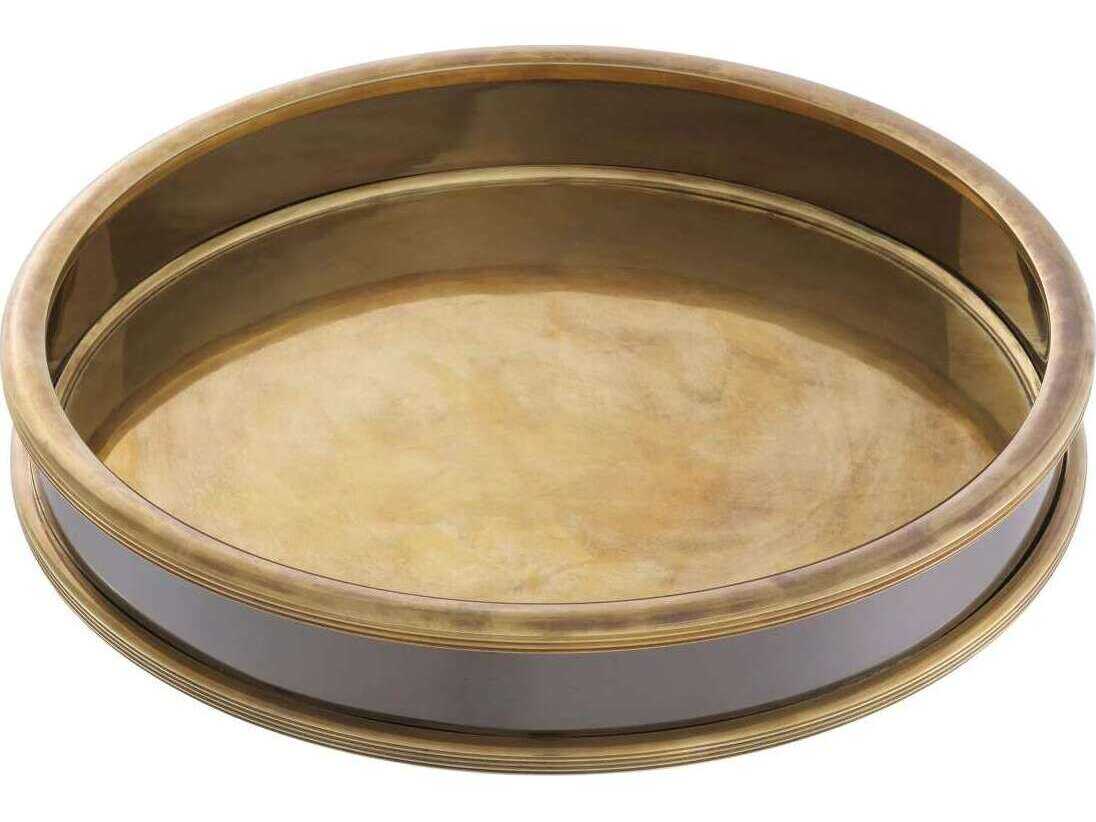 Eichholtz Shell M Vintage Brass Tray