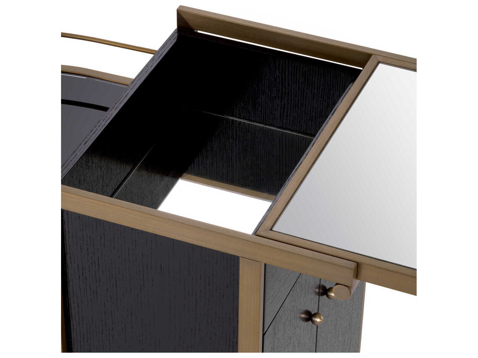 Eichholtz Bellini Brushed Brass Trolley