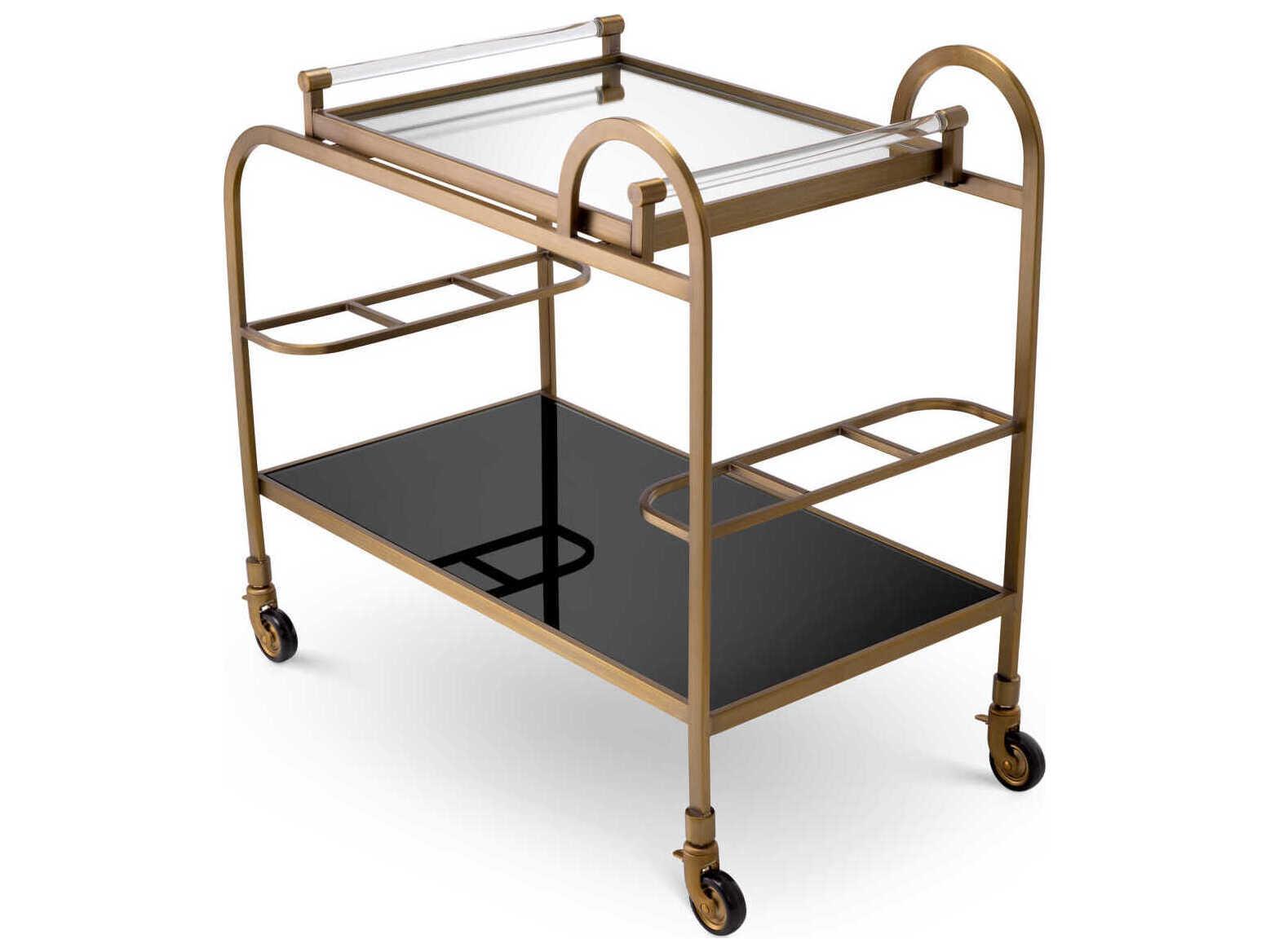 Eichholtz Montreuil Brushed Brass Trolley