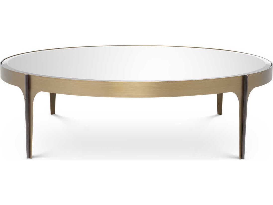 Eichholtz Artemisa L Brushed Brass Coffee Table
