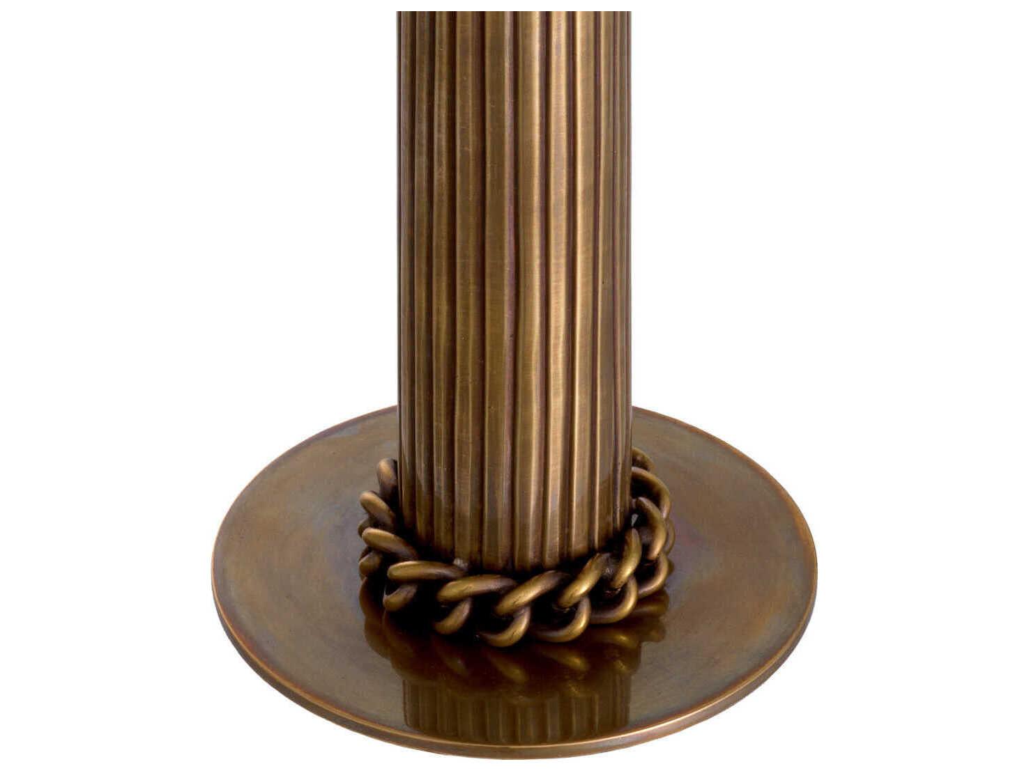 Eichholtz Le Dome Vintage Brass Candle Holder