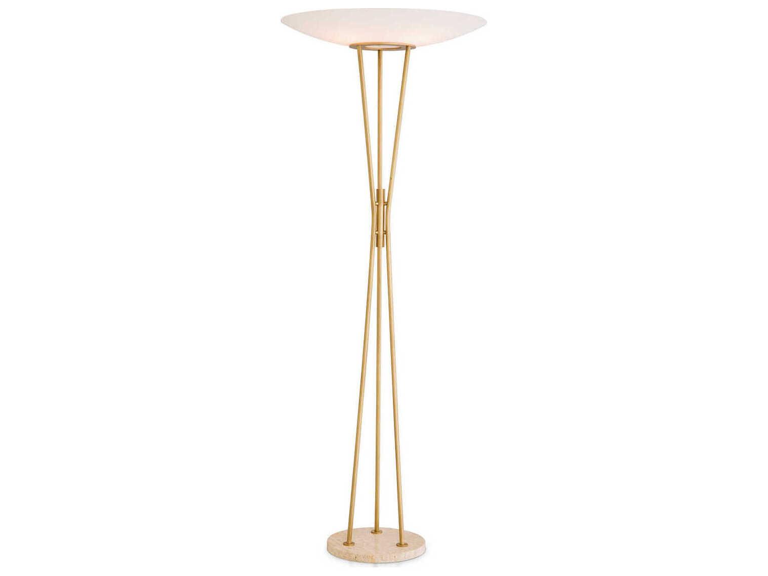 Eichholtz Collina Antique Brass Floor Lamp