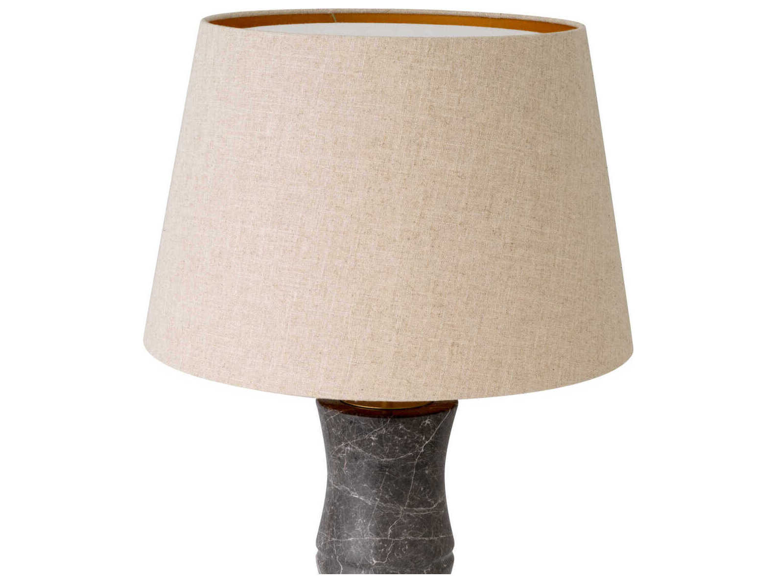 Eichholtz Bonny Grey Marble Incl Shade Table Lamp