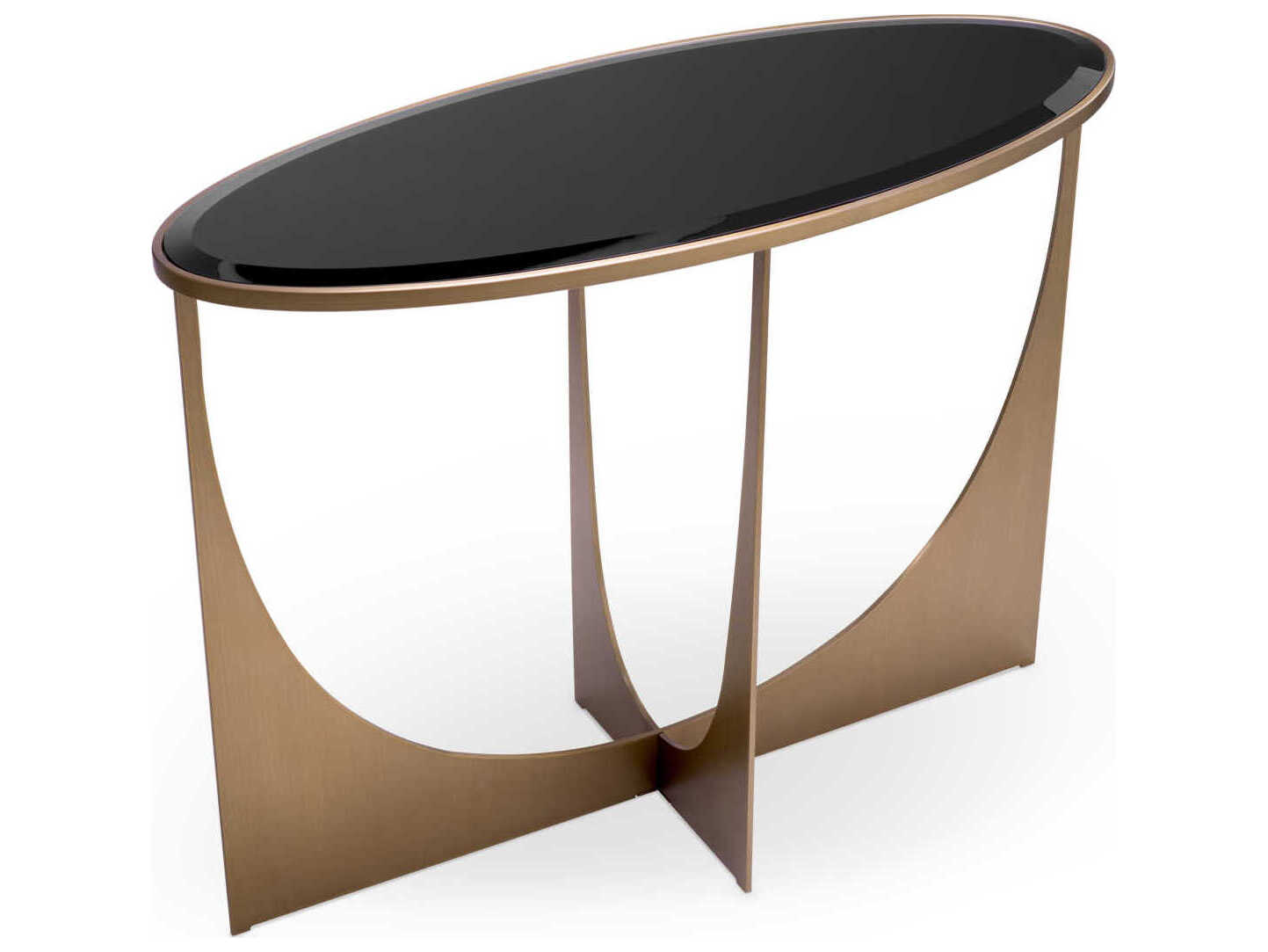 Eichholtz Elegance Brushed Brass Console Table