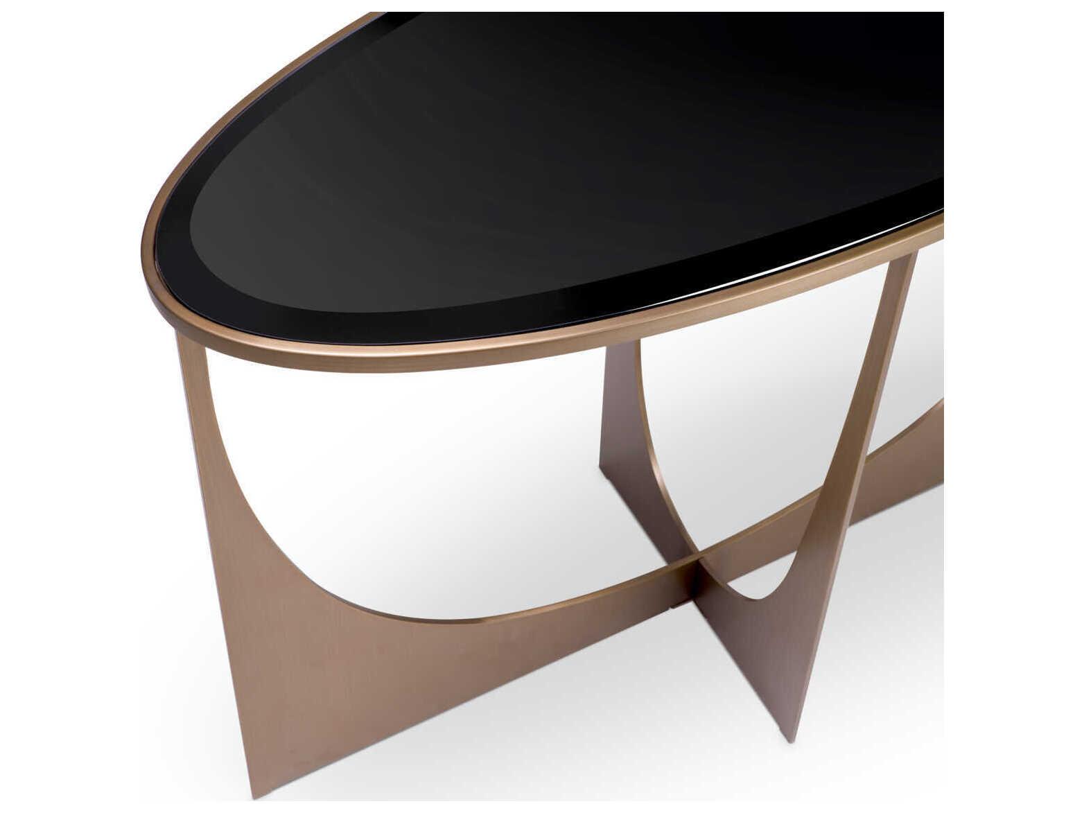 Eichholtz Elegance Brushed Brass Console Table