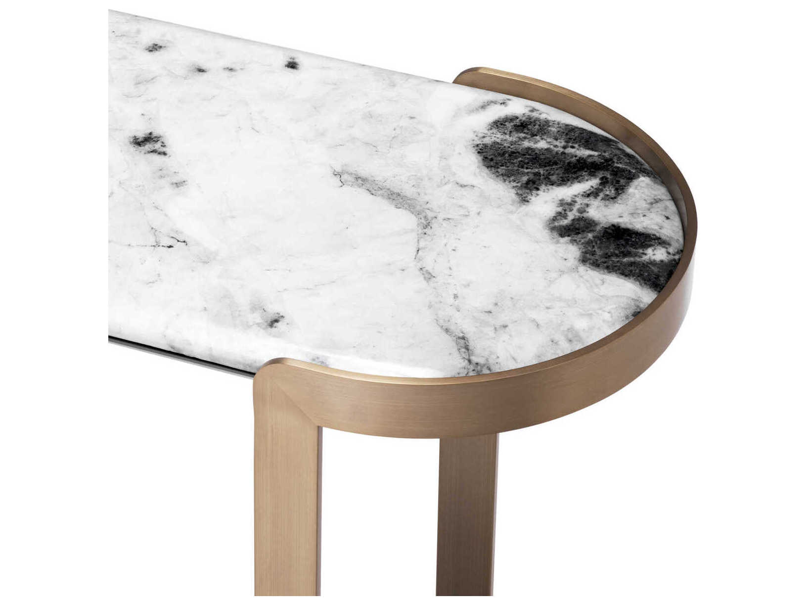 Eichholtz Fabio Brushed Brass Console Table