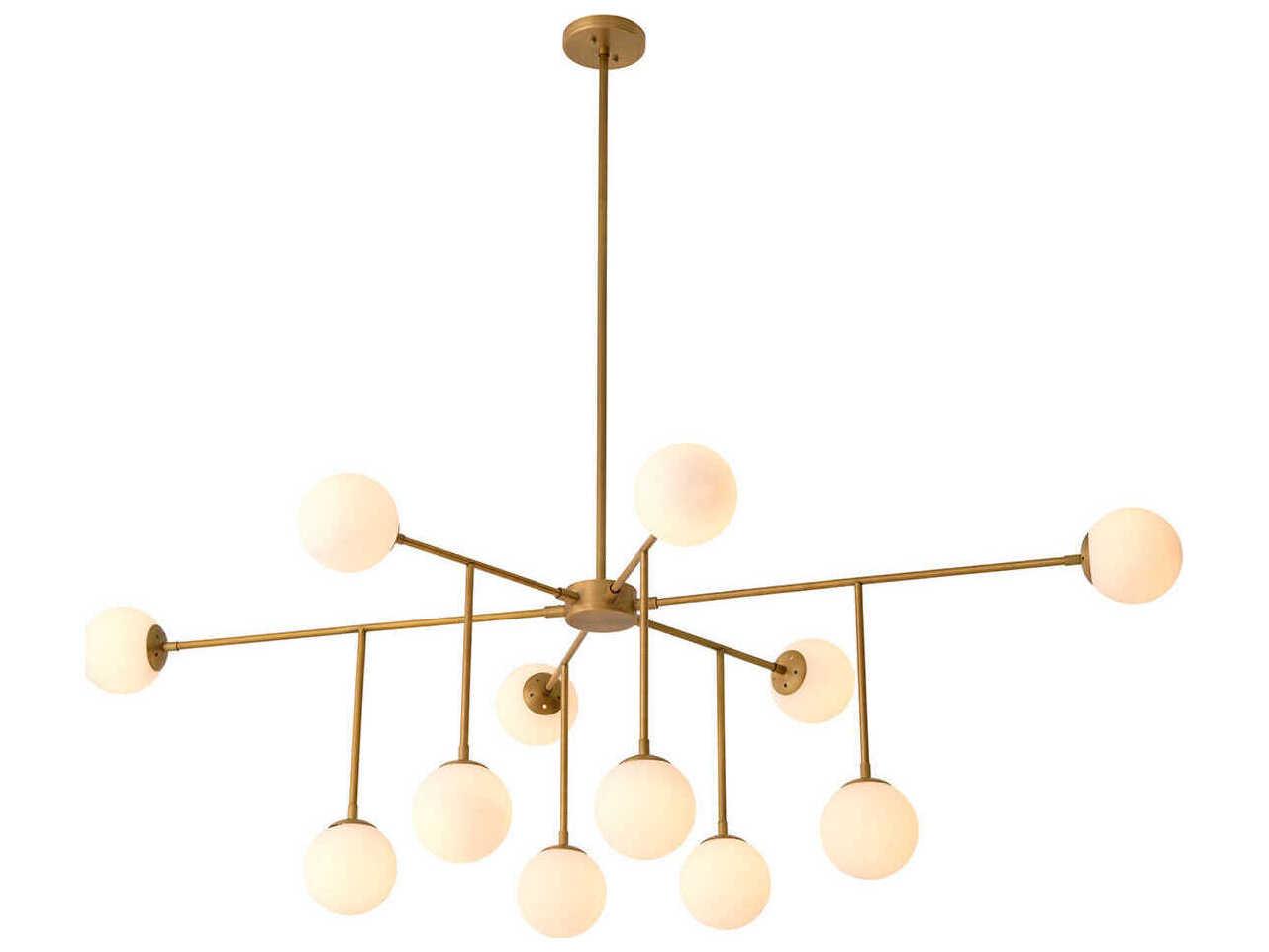 Eichholtz Aram Antique Brass Chandelier