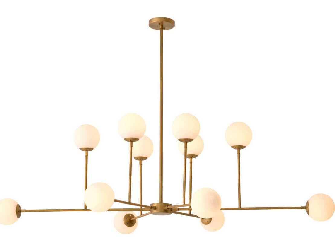 Eichholtz Aram Antique Brass Chandelier