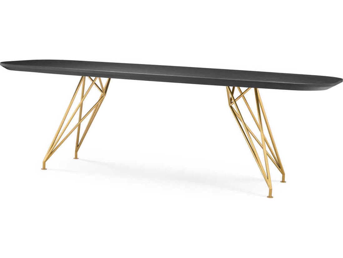 Eichholtz Levante Charcoal Oak Veneer Dining Table