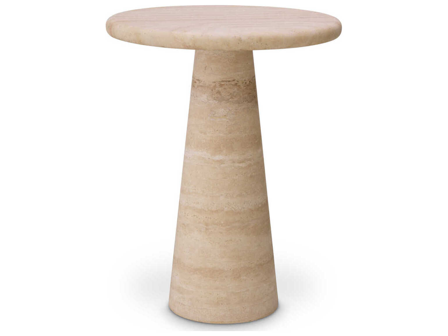 Eichholtz Adriana L Travertine Side Table