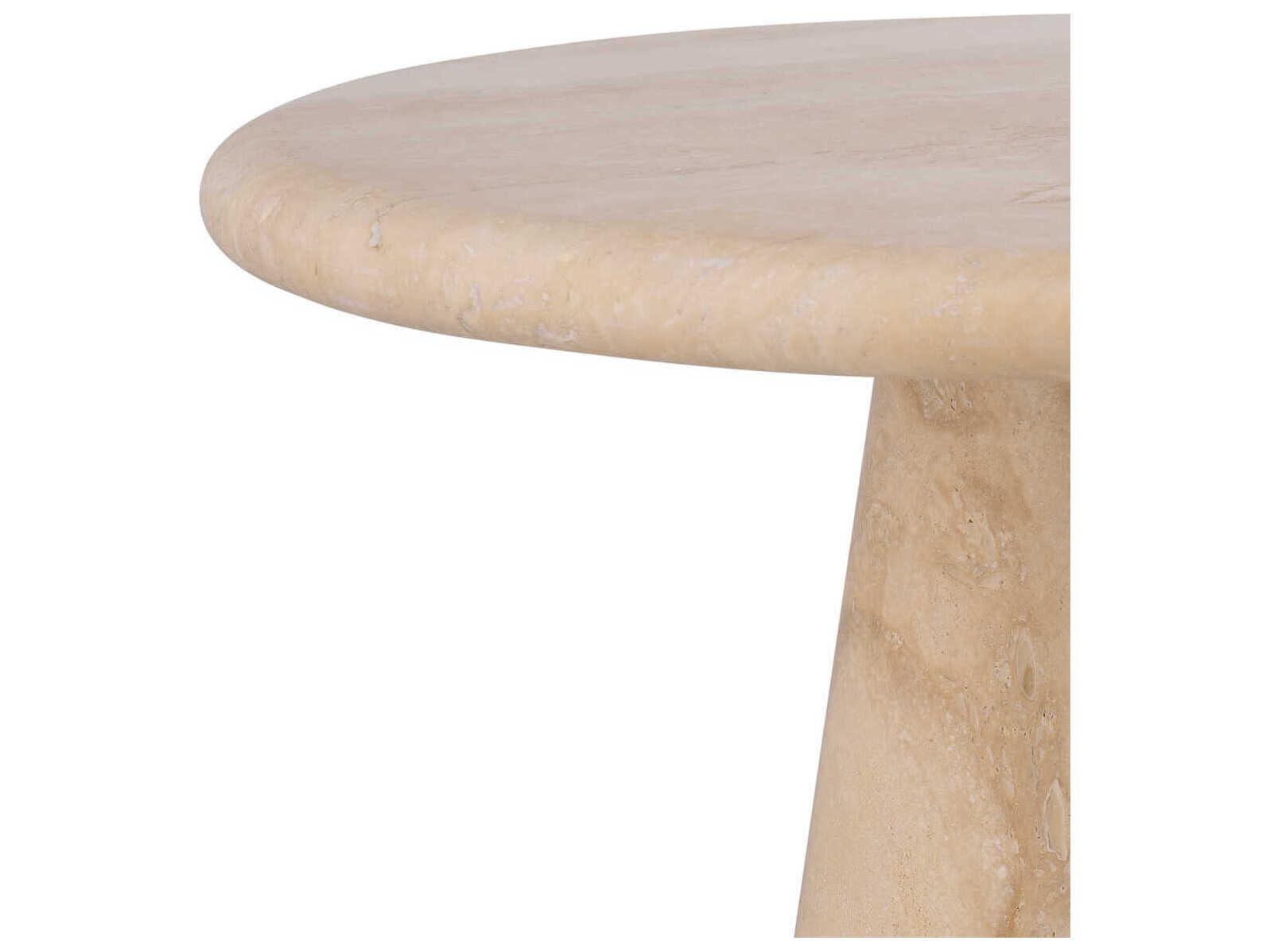 Eichholtz Adriana S Travertine Side Table