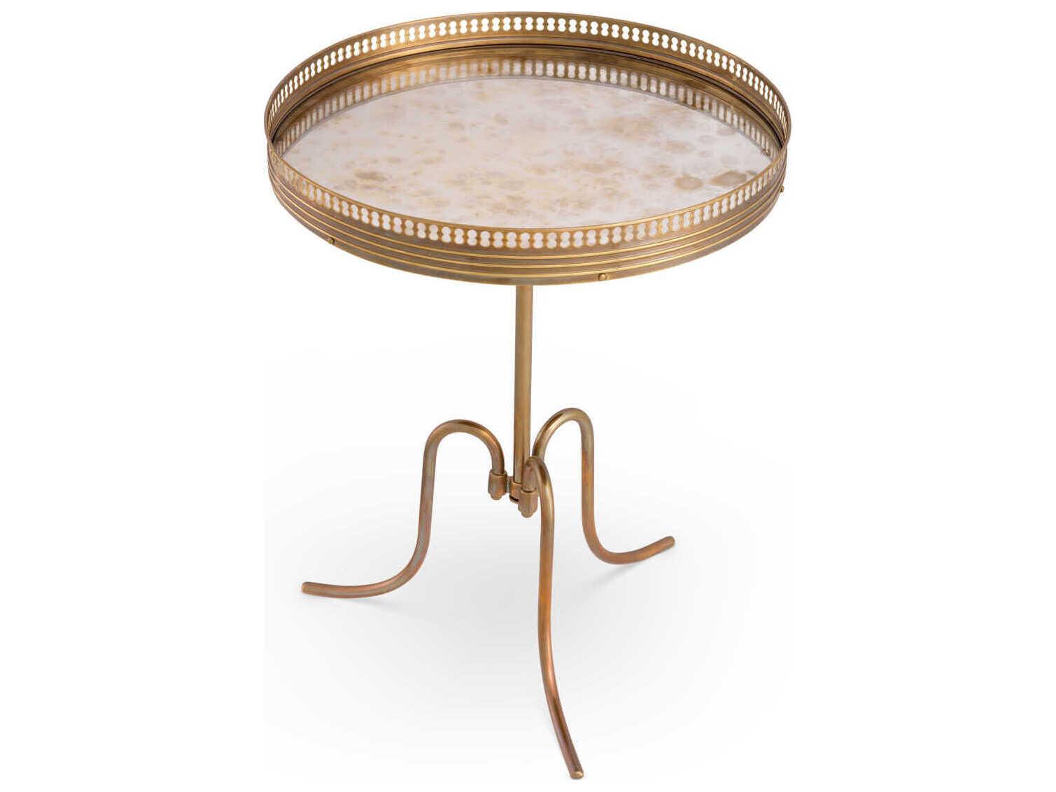 Eichholtz Classico Antique Mirror Glass Side Table
