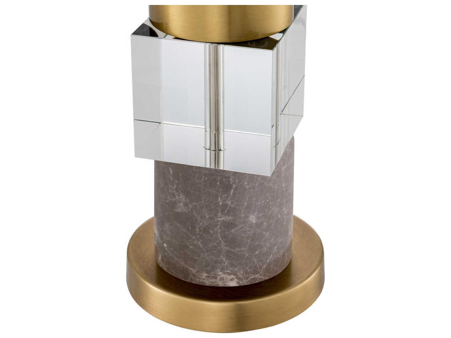 Eichholtz Cullingham Grey Marble Incl Shade Table Lamp