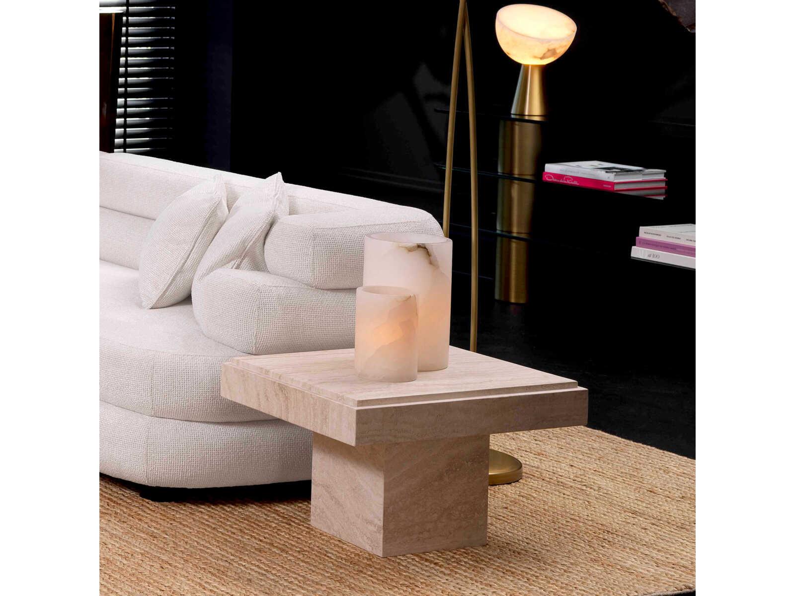 Eichholtz Sartoria Travertine Side Table