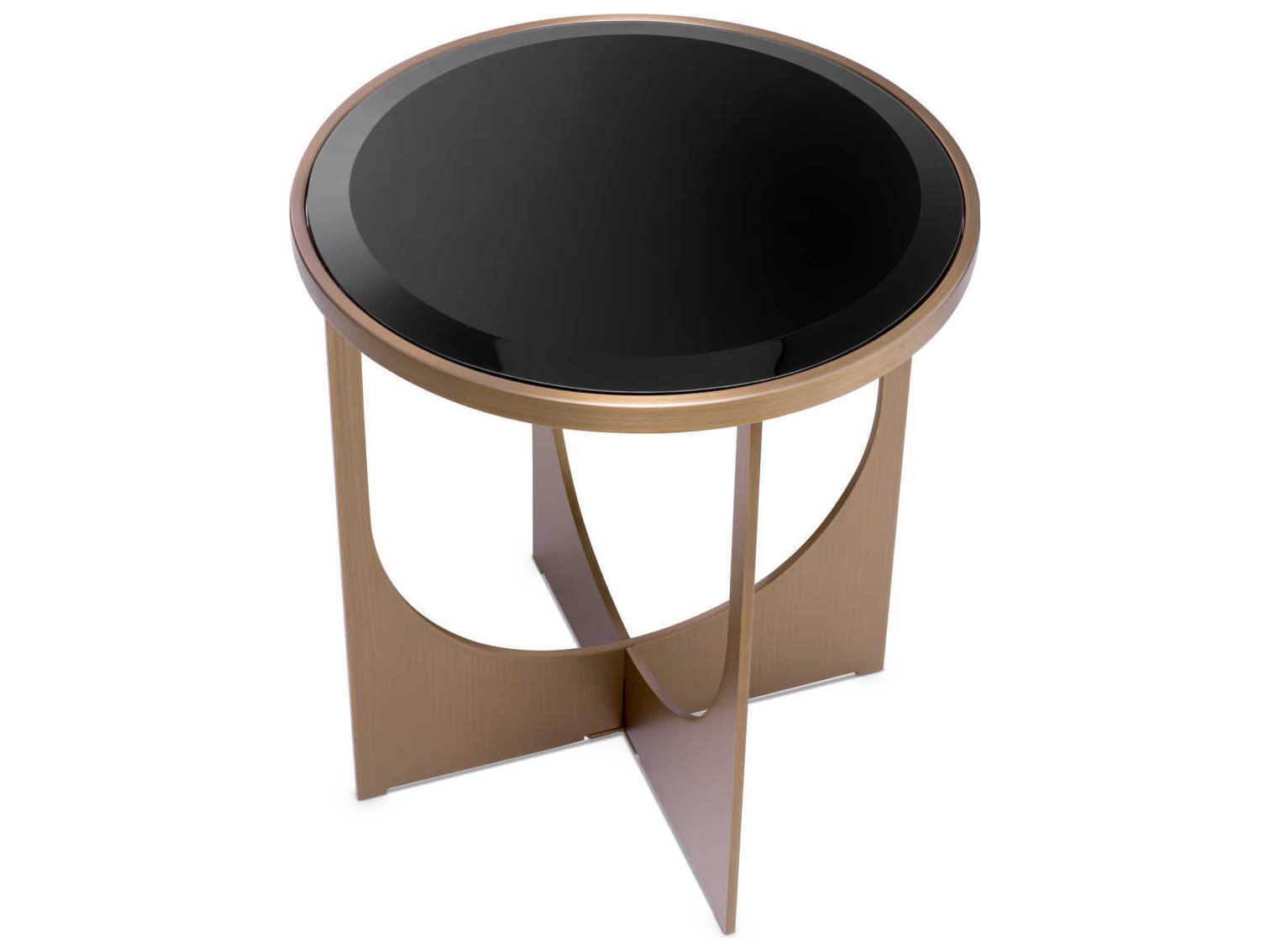 Eichholtz Elegance Brushed Brass Side Table