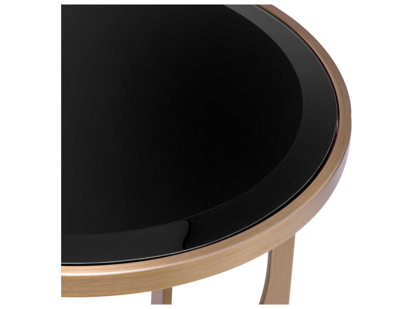 Eichholtz Elegance Brushed Brass Side Table