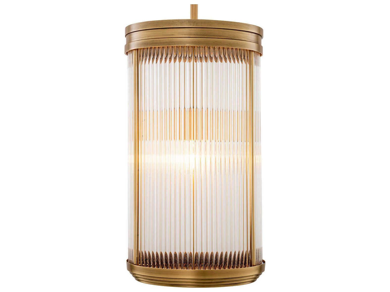 Eichholtz Rousseau L Antique Brass Pendant