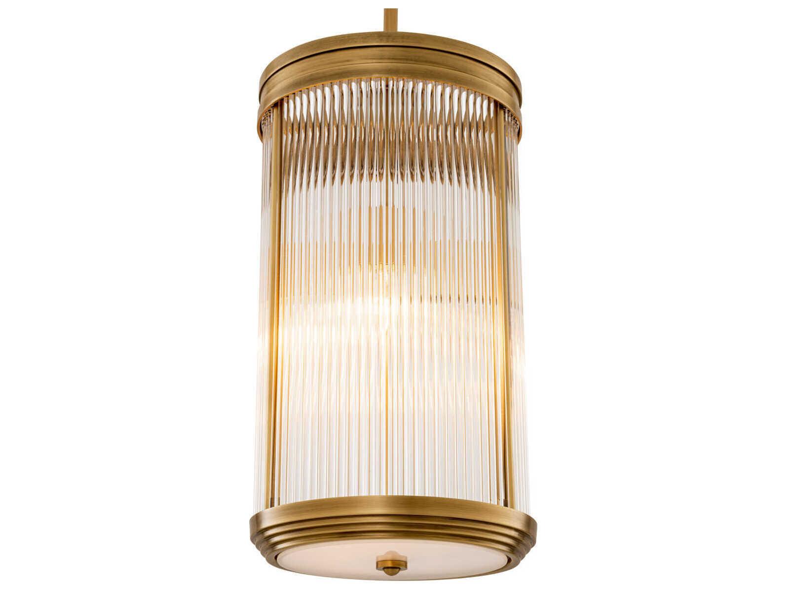 Eichholtz Rousseau L Antique Brass Pendant