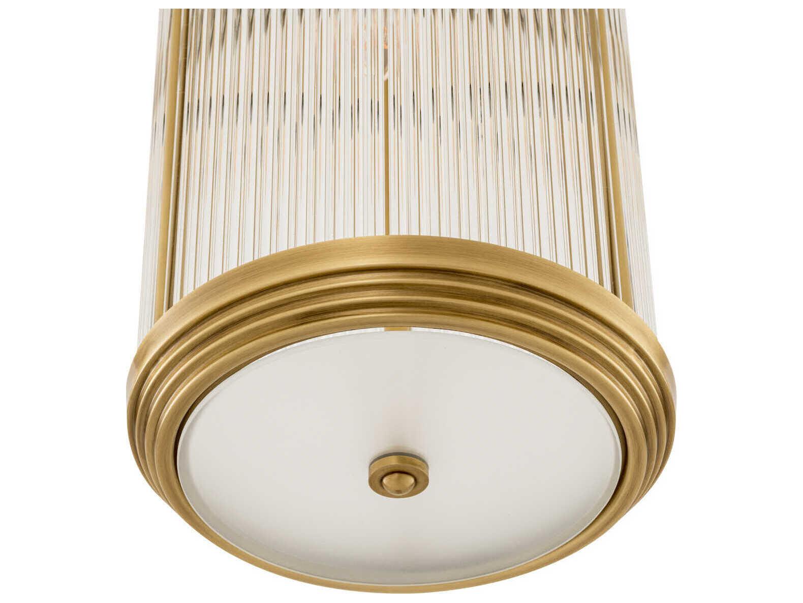 Eichholtz Rousseau L Antique Brass Pendant