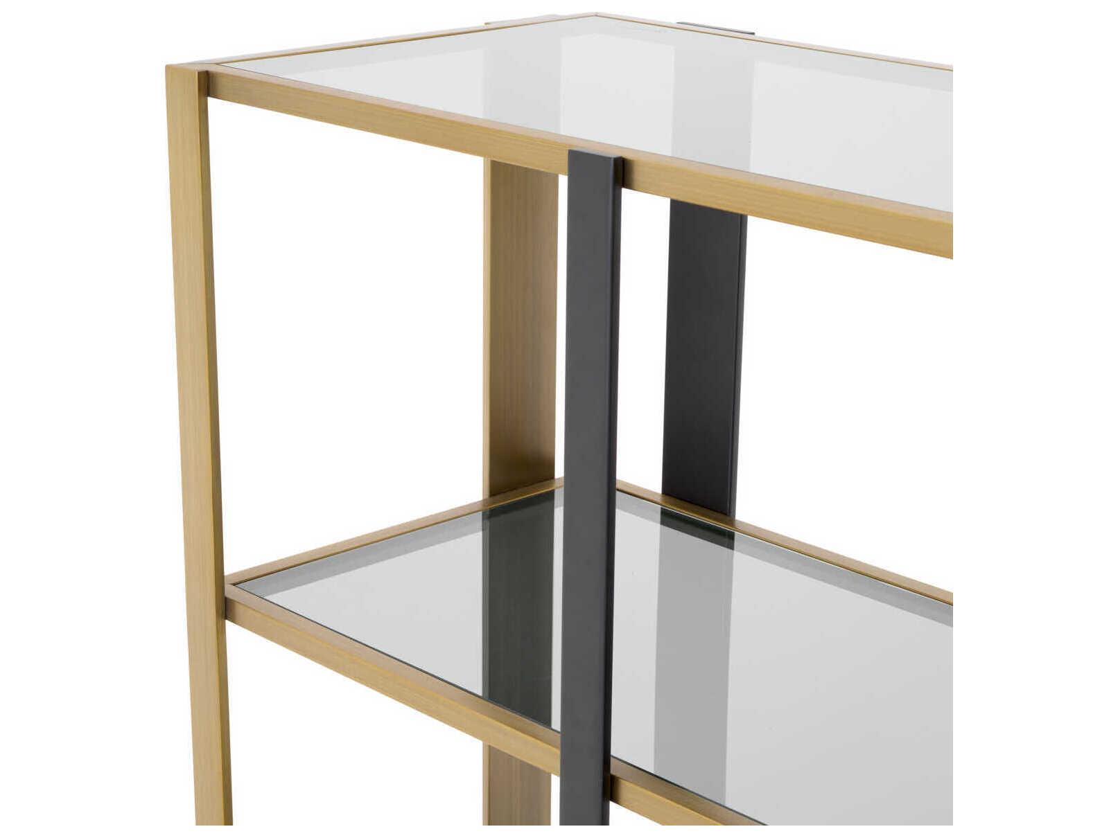 Eichholtz Clio Low Brushed Brass Cabinet
