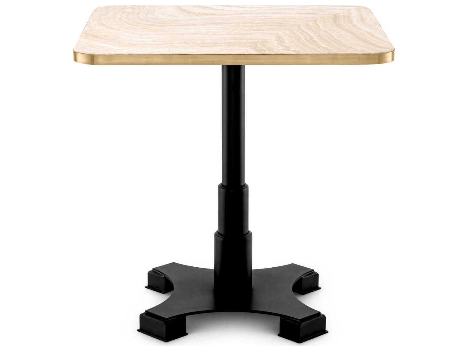 Eichholtz Avoria Square Travertine Dining Table