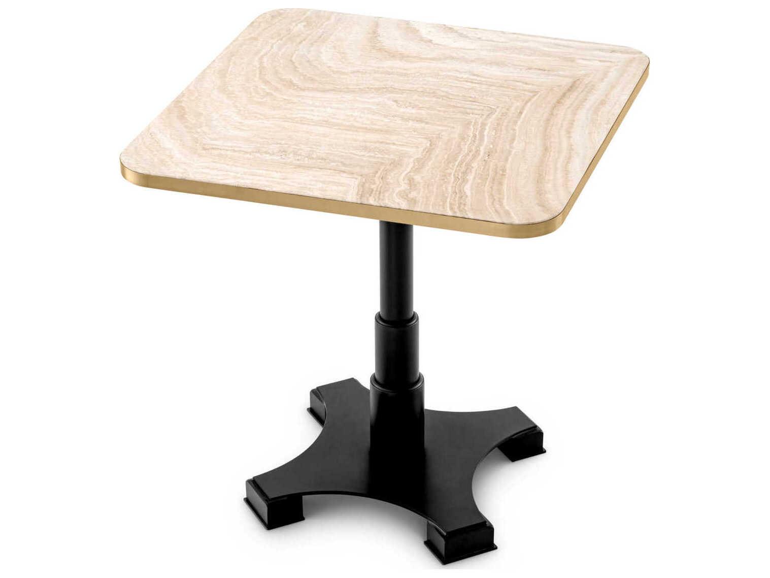 Eichholtz Avoria Square Travertine Dining Table