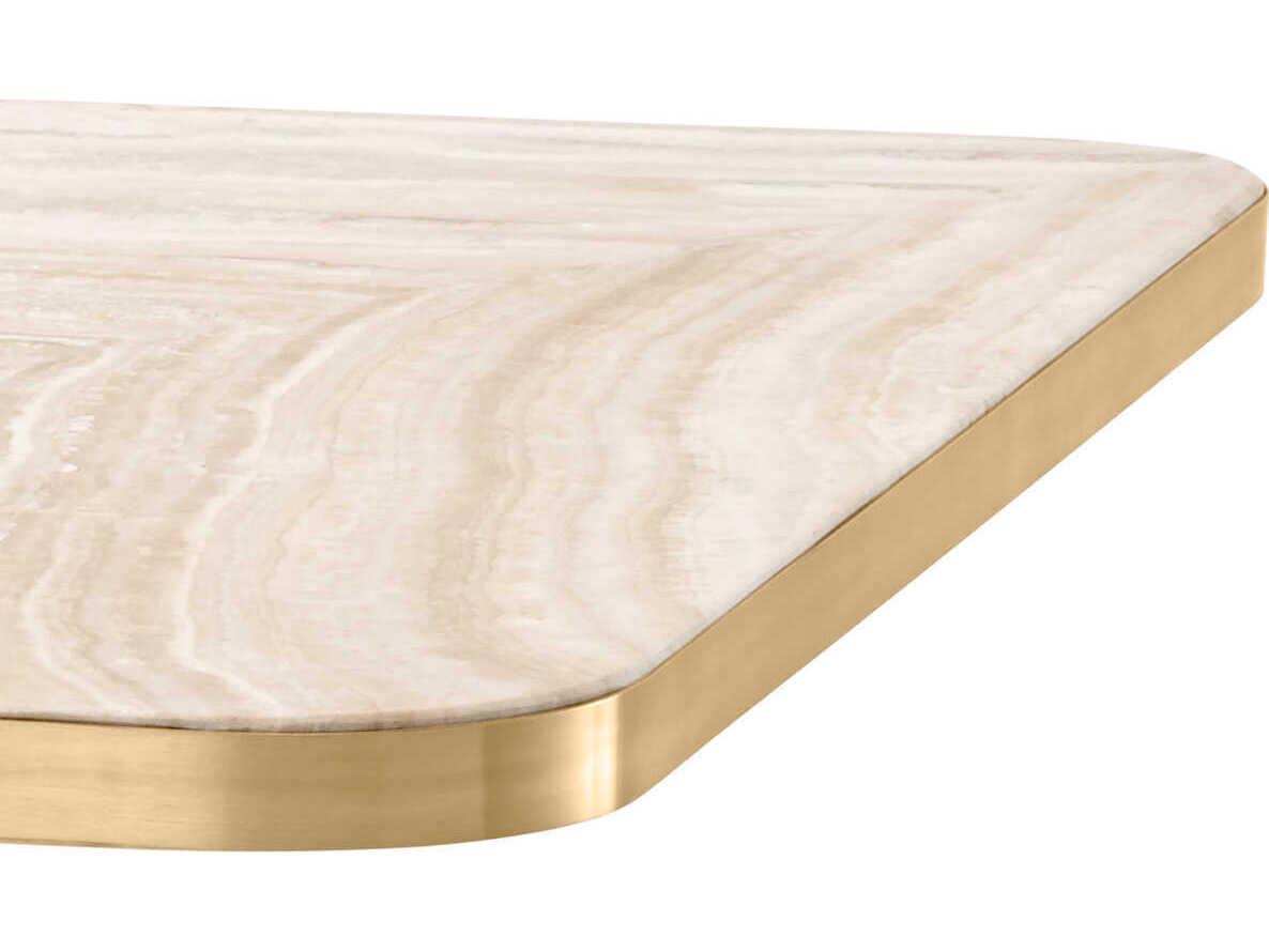 Eichholtz Avoria Square Travertine Dining Table