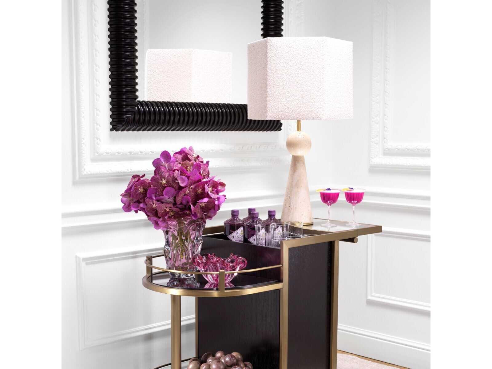 Eichholtz Novak Travertine Incl Shade Table Lamp