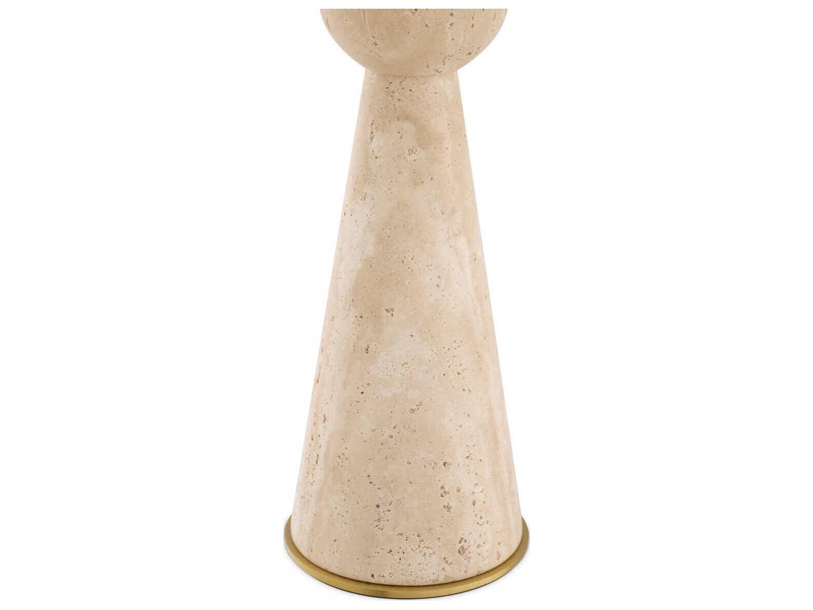 Eichholtz Novak Travertine Incl Shade Table Lamp