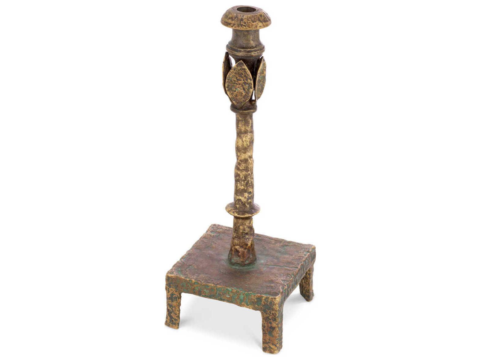 Eichholtz Santoro S Vintage Brass Candle Holder