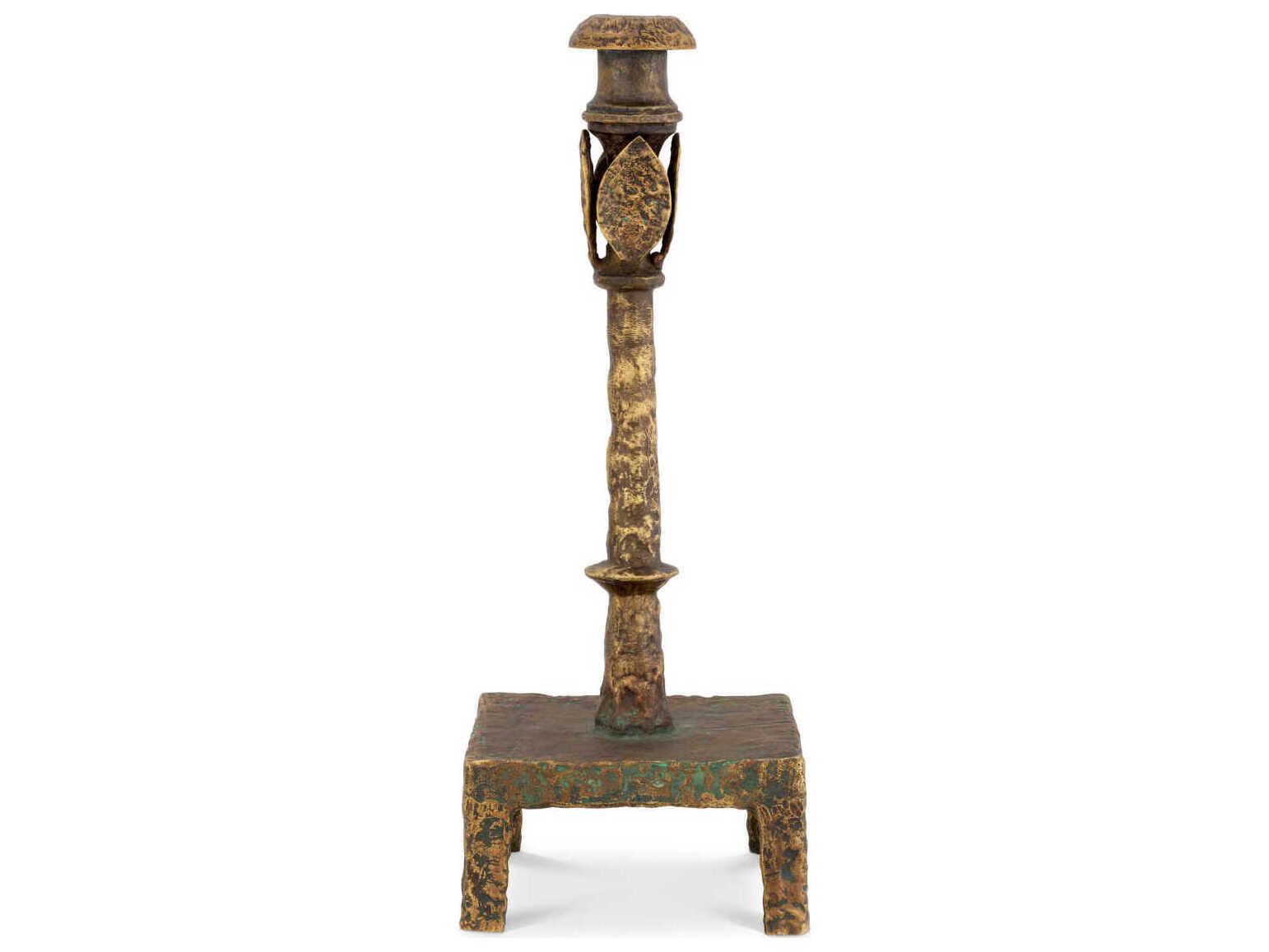 Eichholtz Santoro S Vintage Brass Candle Holder