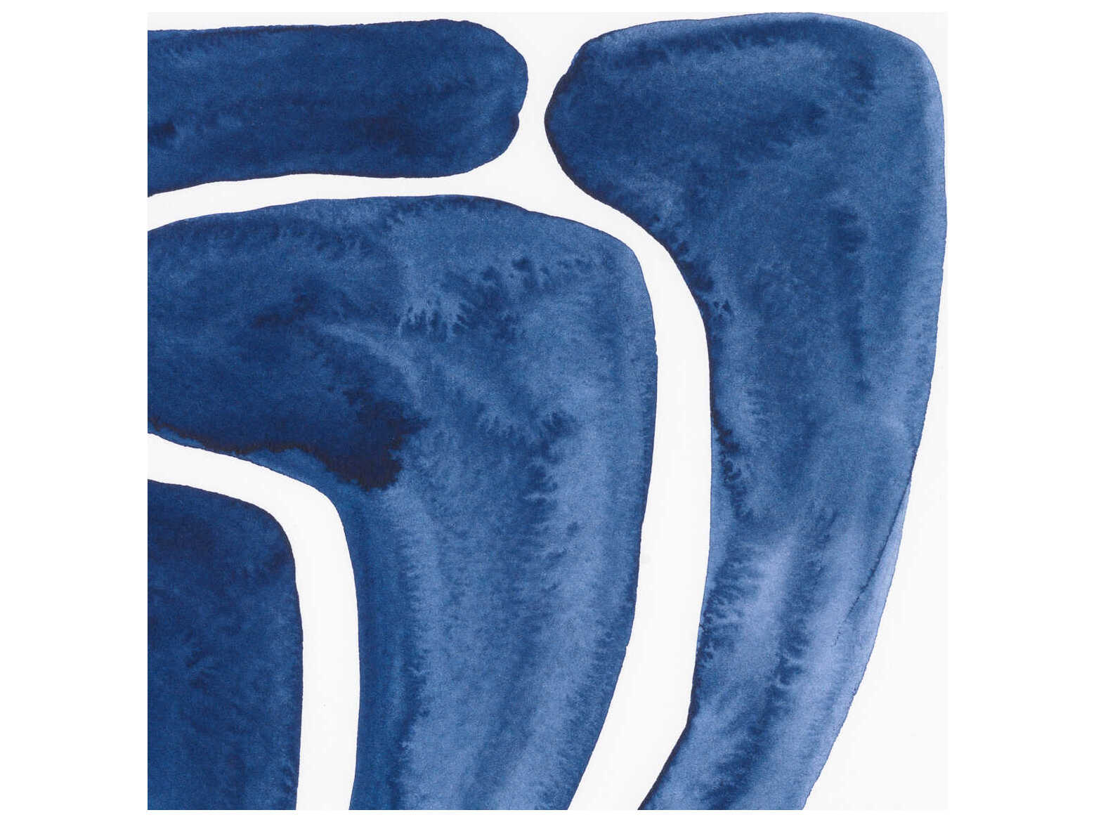 Eichholtz Stylized Leaf Set of 2 Print Blue