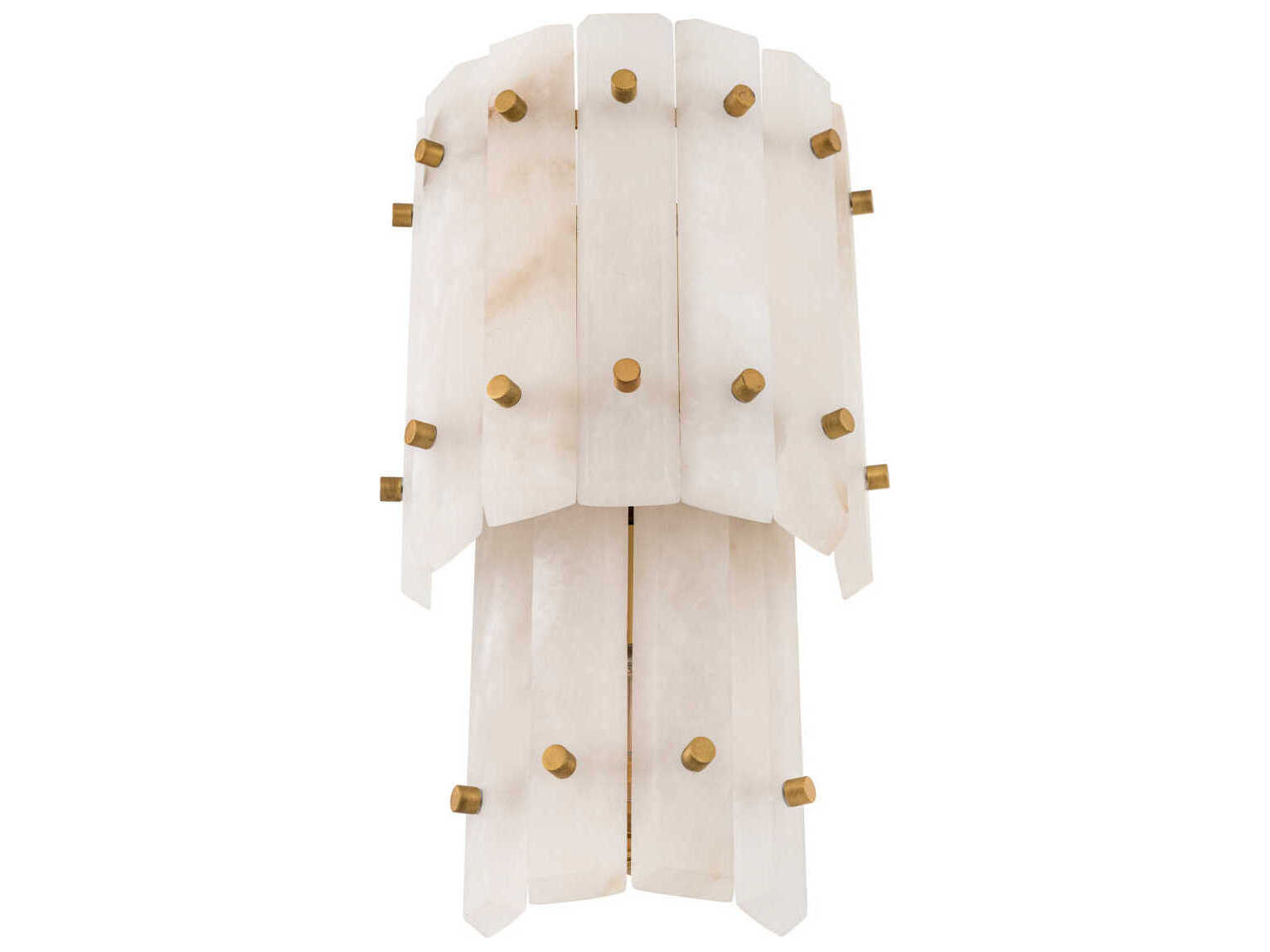 Eichholtz Blason Double Antique Brass Alabaster Wall Lamp