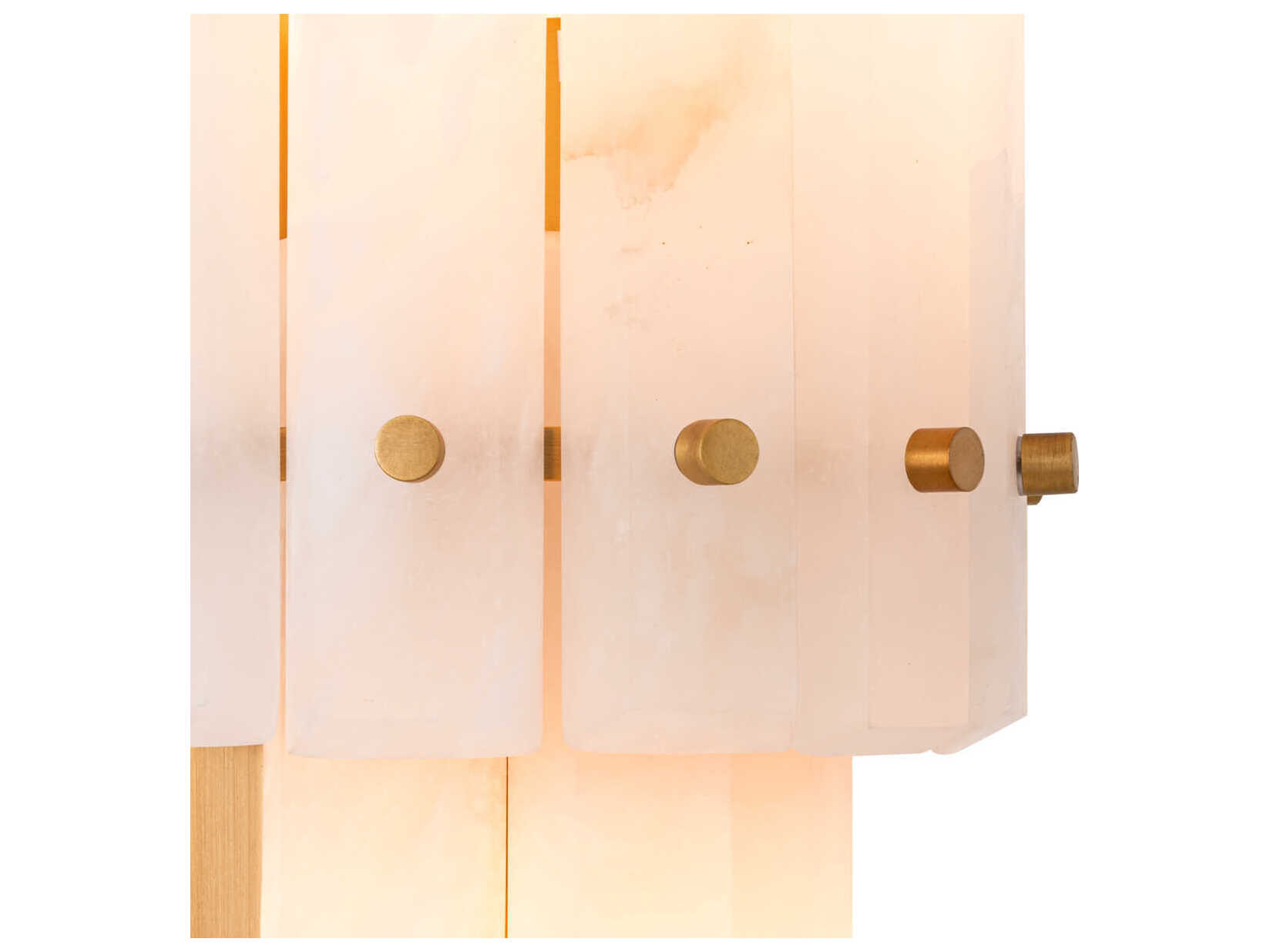 Eichholtz Blason Double Antique Brass Alabaster Wall Lamp